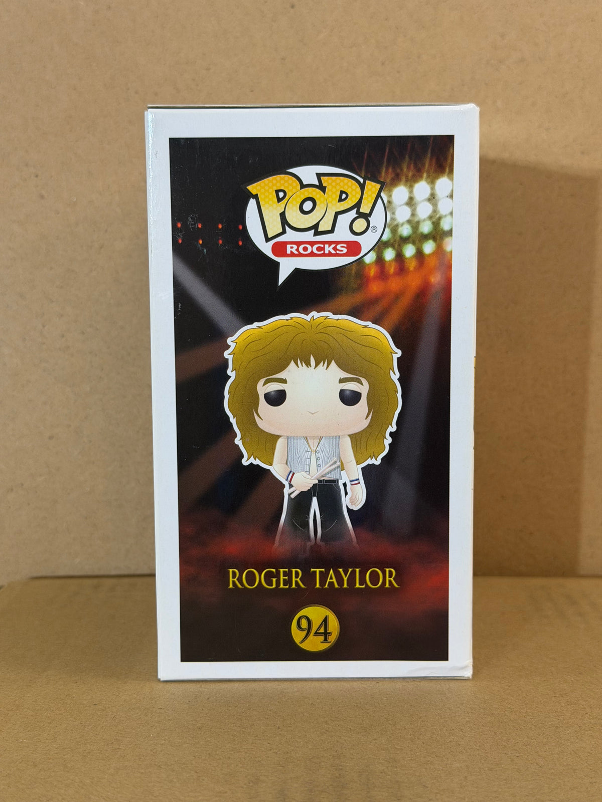 Funko Pop! Rocks Queen Roger Taylor Signed #94 ACOA