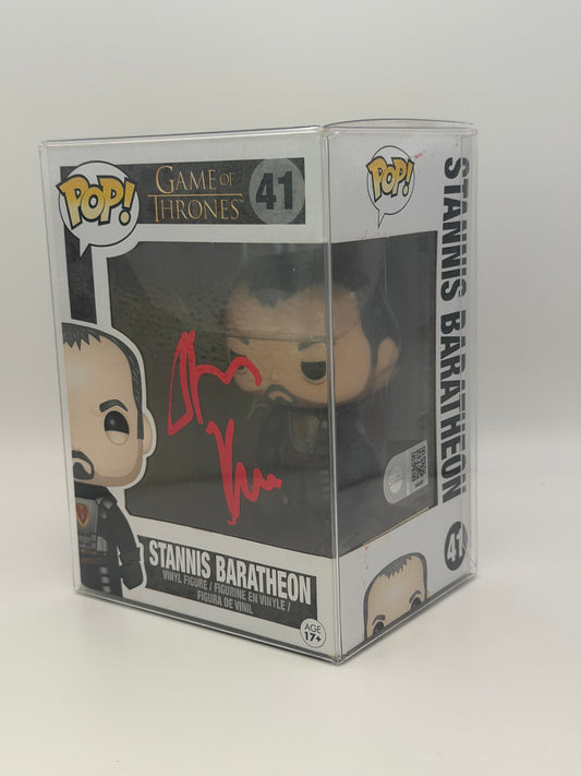 Funko Pop! Television Game Of Thrones Stannis Baratheon Signed Stephen Dillane SWAU #41