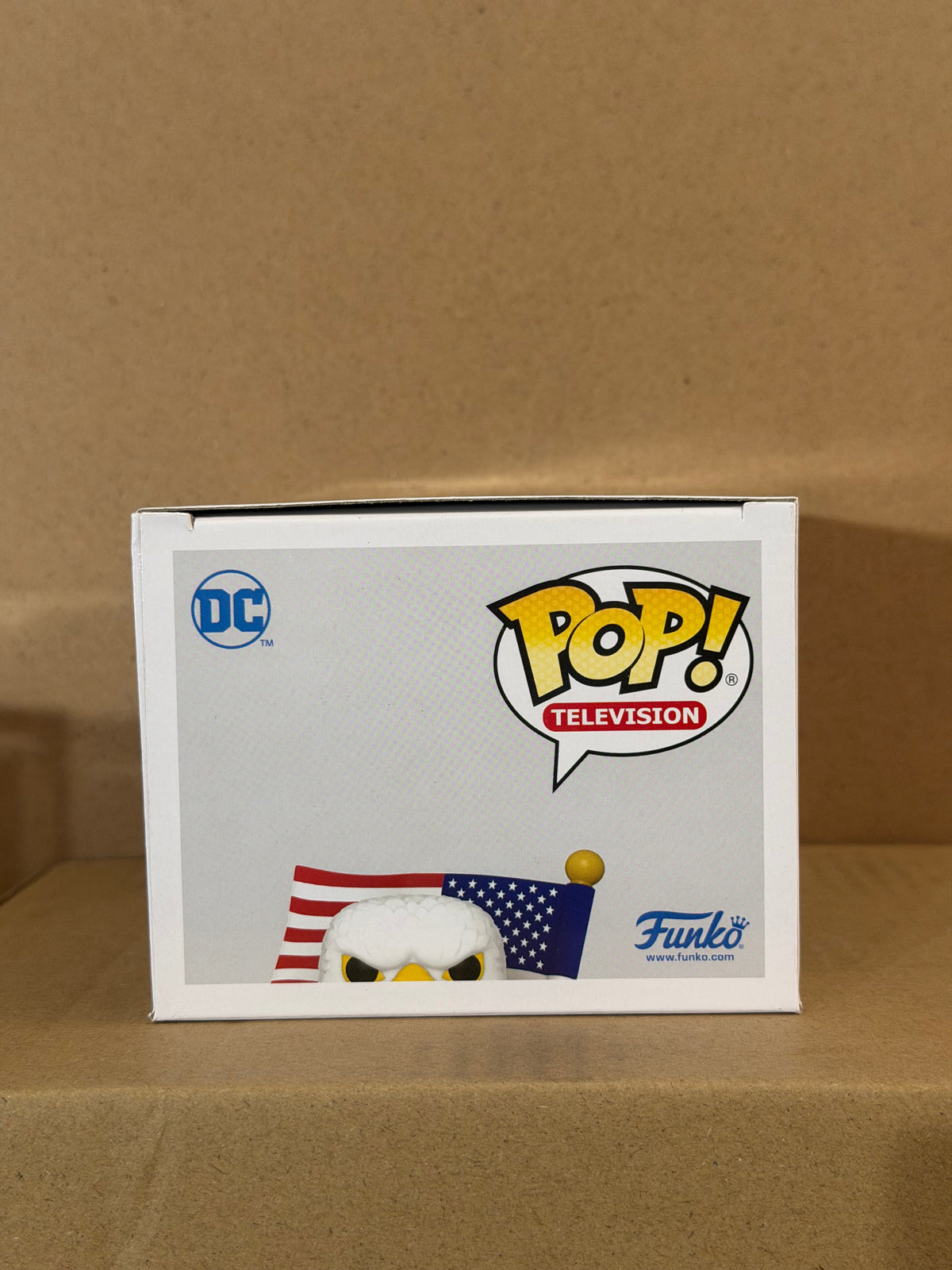 Funko Pop! Television Peacemaker Eagly Signed Dee Baker COA #1236
