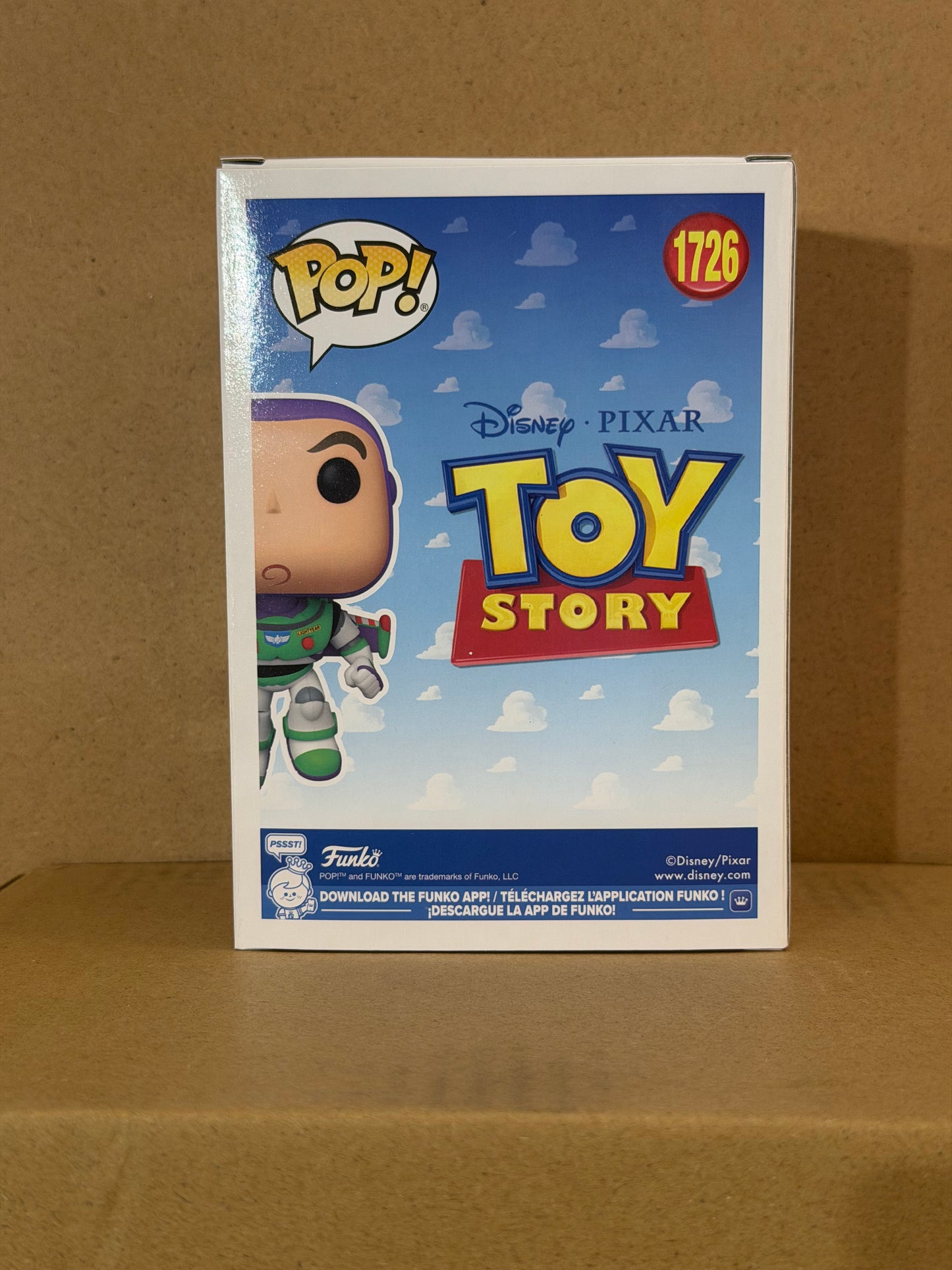 Funko Pop! Disney Toy Story 5 Buzz Lightyear Signed Tim Allen COA #1726