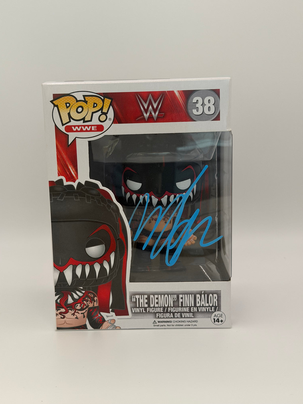 Funko Pop! WWE ‘The Demon’ Finn Balor Signed COA #38