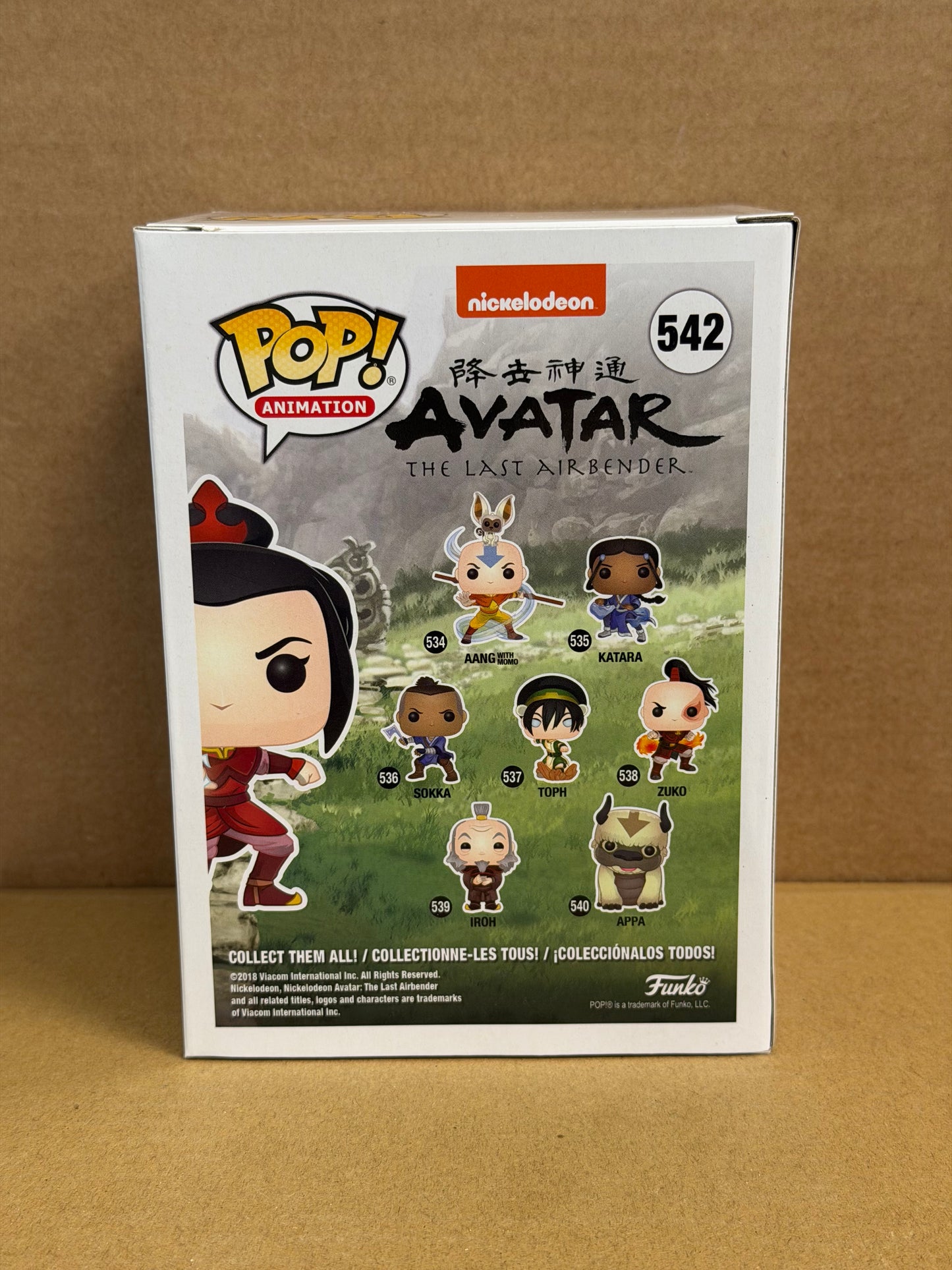 Funko Pop! Anime Avatar The Last Airbender Azula Signed Grey DeLisle COA #542
