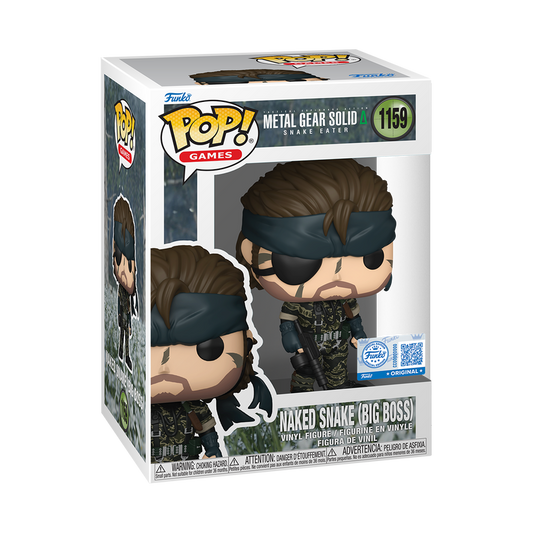 Funko Pop! Games Metal Gear Solid Naked Snake (Big Boss) #1159 Exclusive