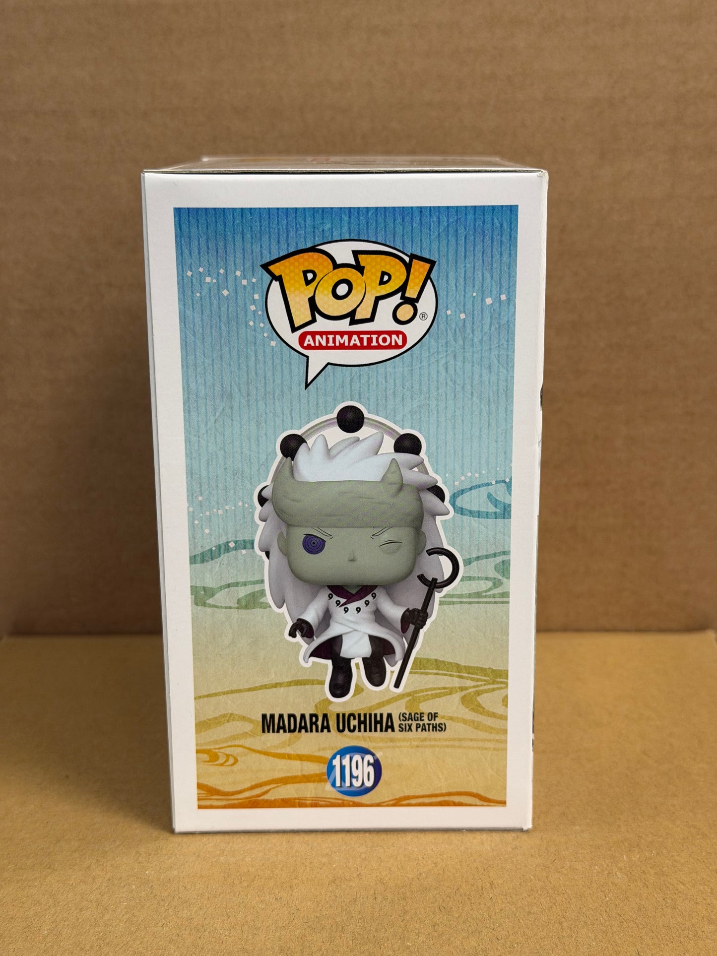 Funko Pop! Anime Naruto Shippuden Madura Uchiha Signed Neil Kaplan COA #1196