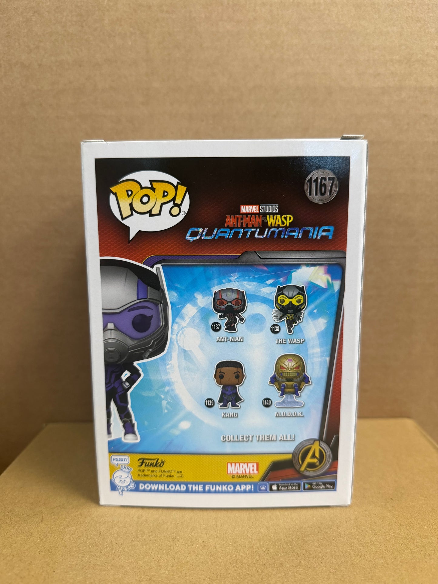 Funko Pop! Marvel Cassie Lang Signed Kathryn Newton #1167 COA