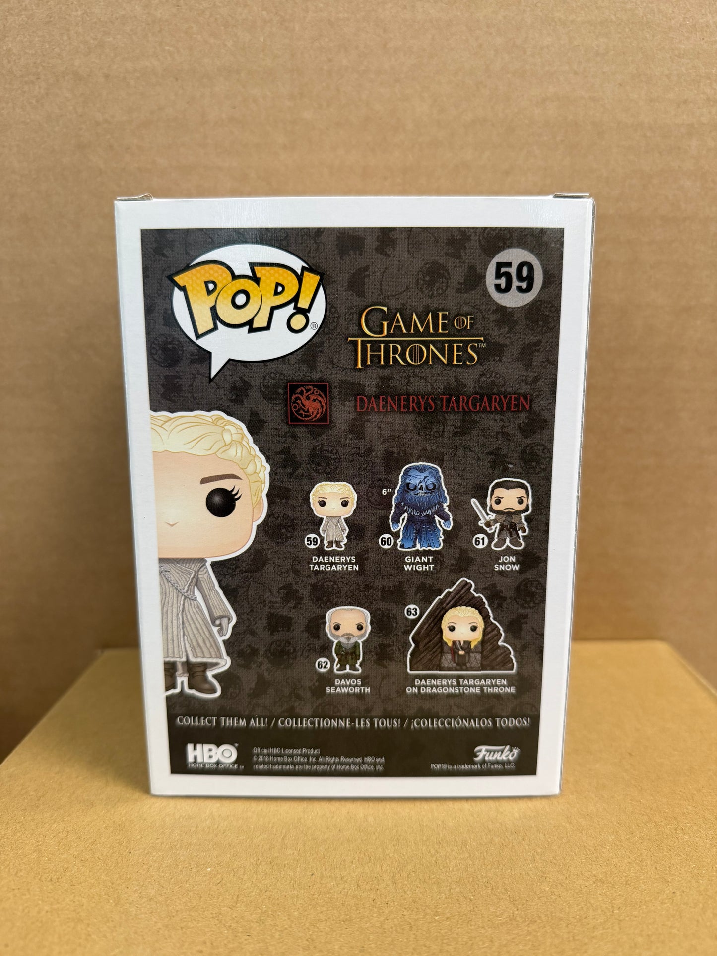 Funko Pop! Television Daenerys Targaryen #59 Signed Emilia Clarke WS
