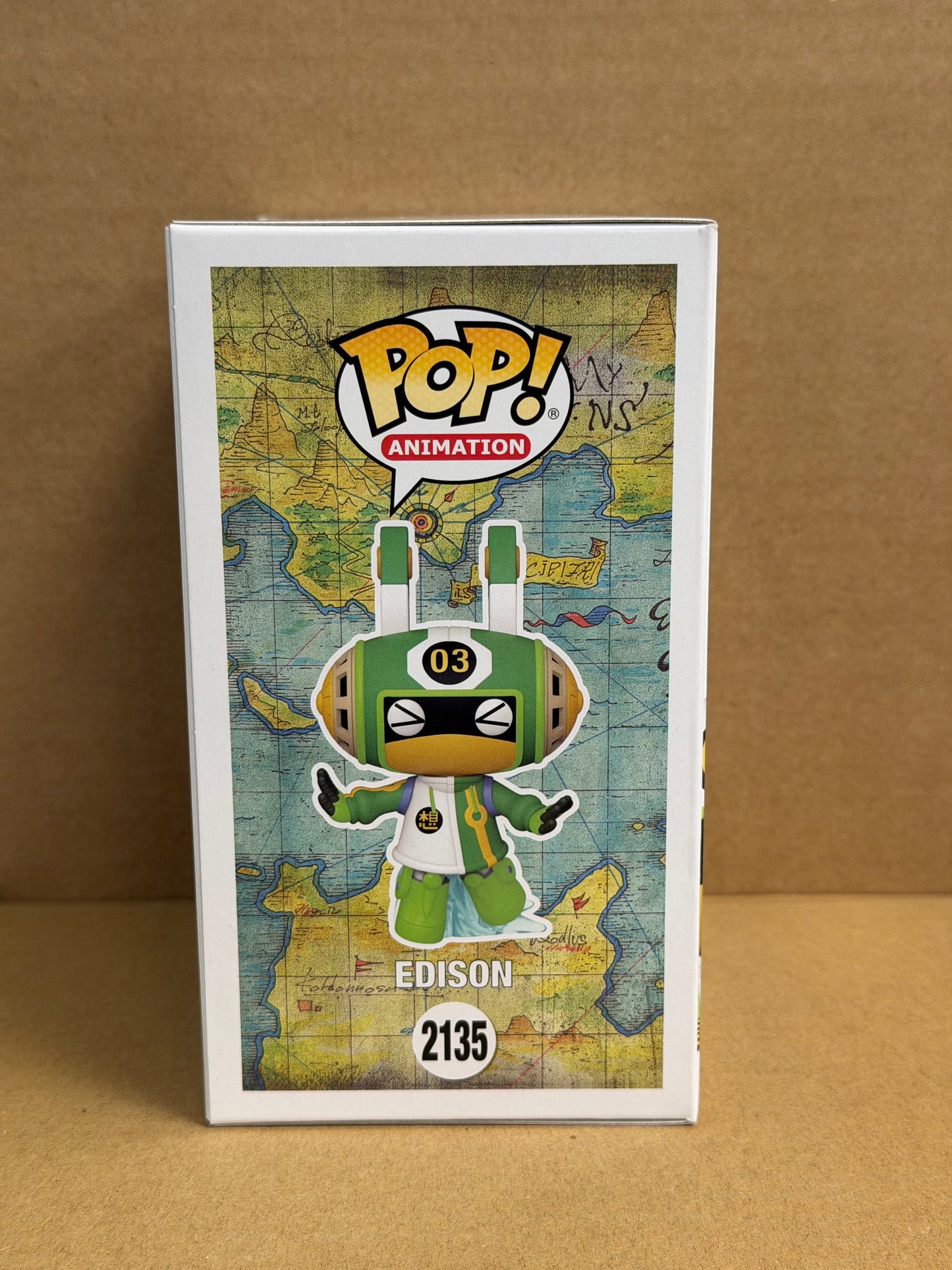 Funko Pop! Anime One Piece Edison #2135 Exclusive Free Protector