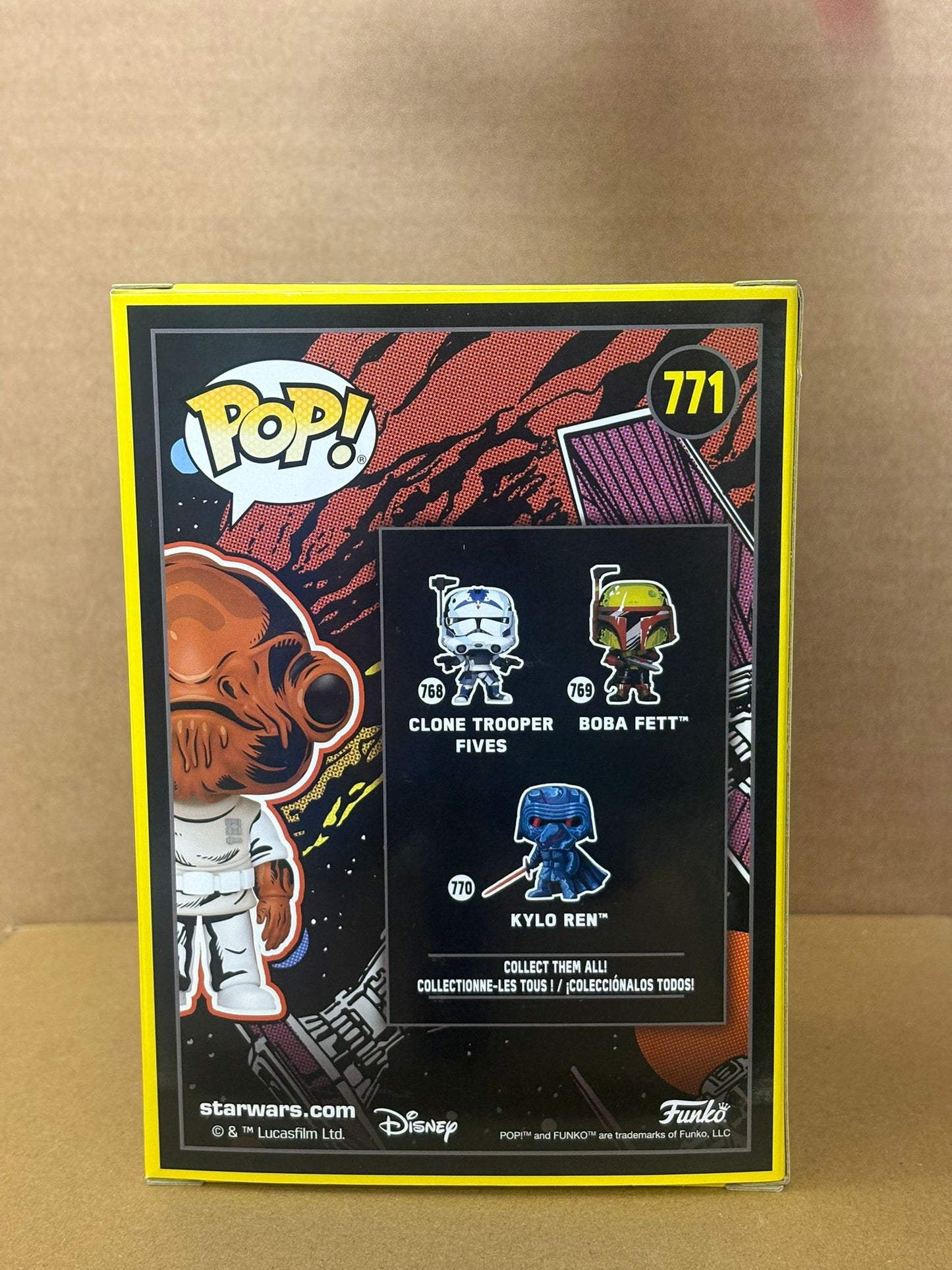 Funko Pop! Star Wars Admiral Ackbar #771 Retro Special Edition