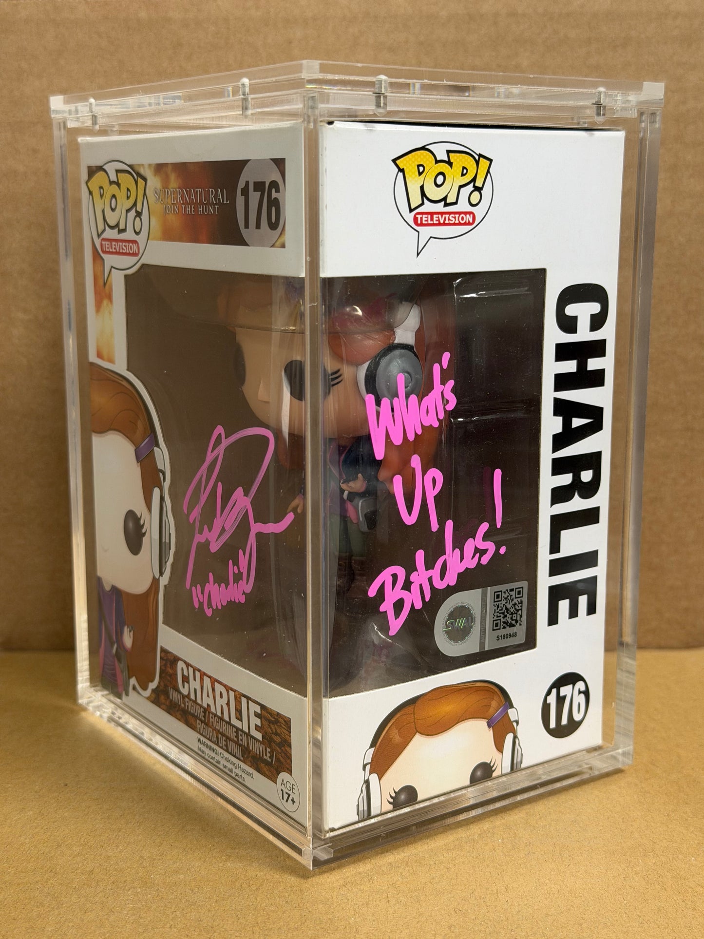 Funko Pop! Television Supernatural Charlie Signed Felicia Day COA #176