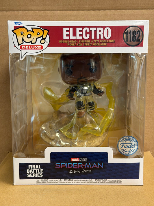 Funko Pop! Deluxe Marvel Electro #1182 Special Edition Free Protector