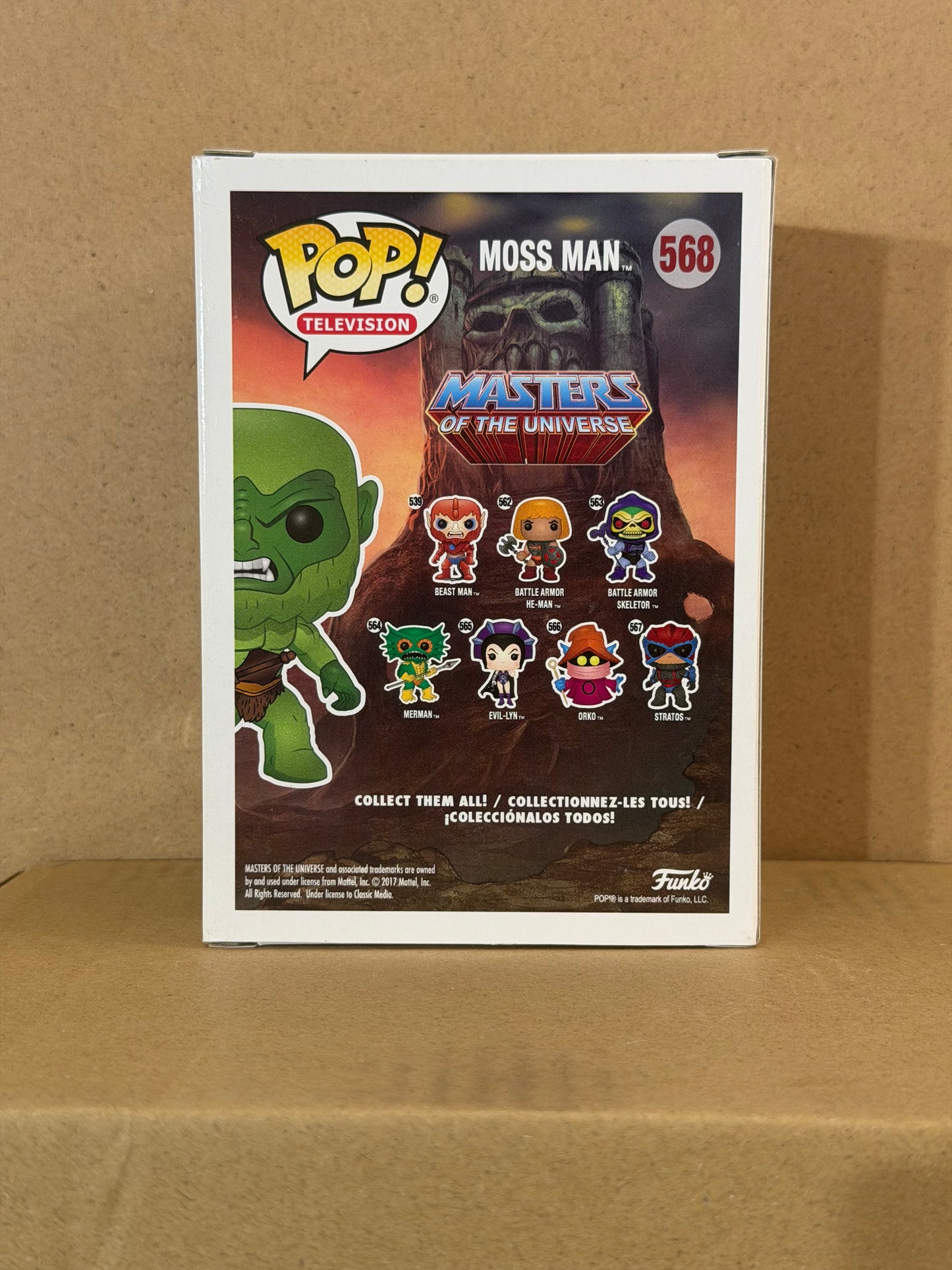 Funko Pop! Movies Masters Of The Universe Moss Man Signed Stephen Adentan COA #568