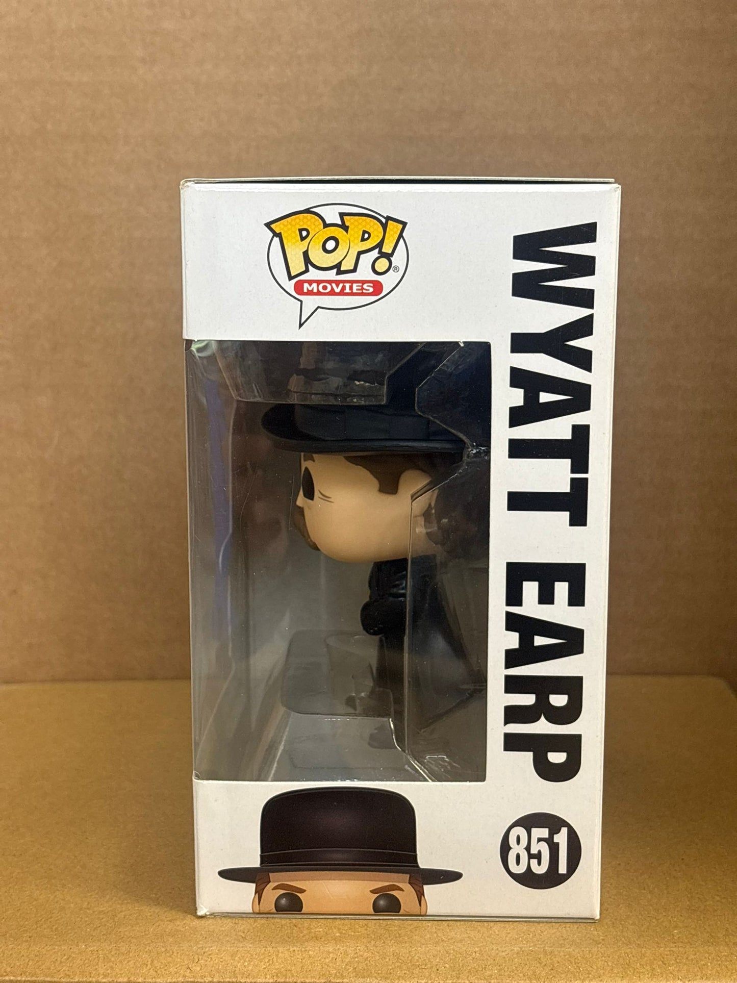 Funko Pop! Movies Tombstone Wyatt Earp #851 Sticker Residue