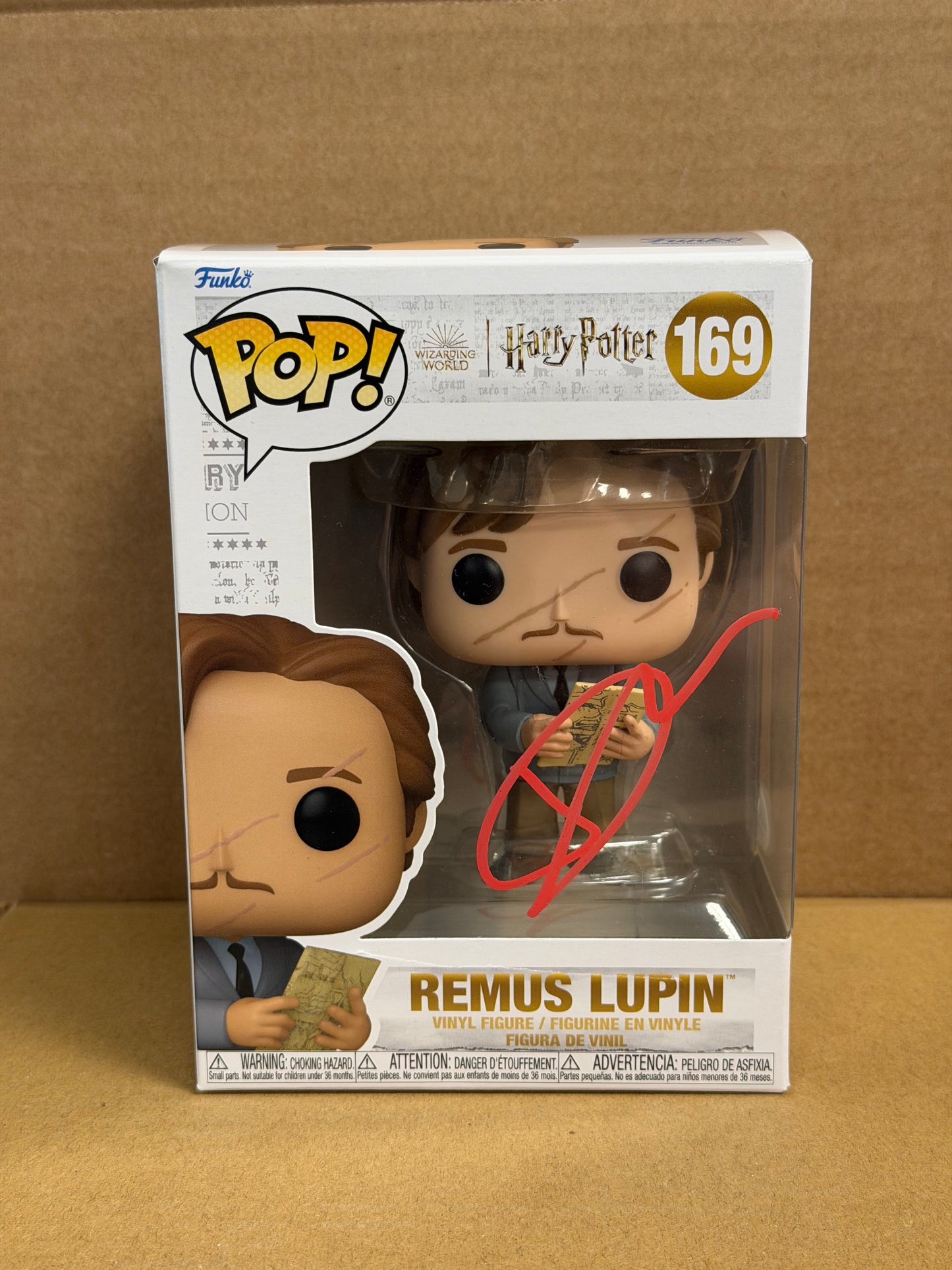 Funko Pop! Harry Potter Remus Lupin Signed David Thewlis COA #169
