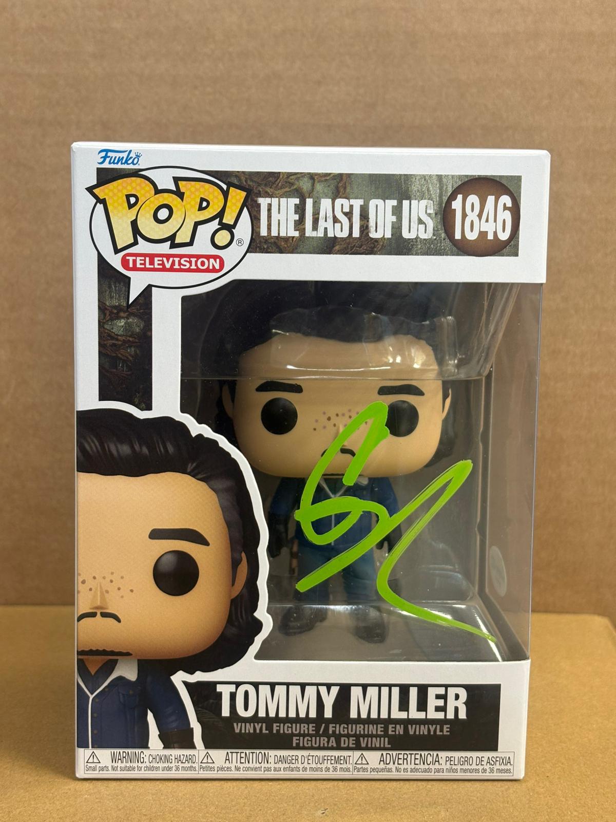 Funko Pop! Television The Last Of Us Tommy Miller Signed Gabriel Luna COA #1846