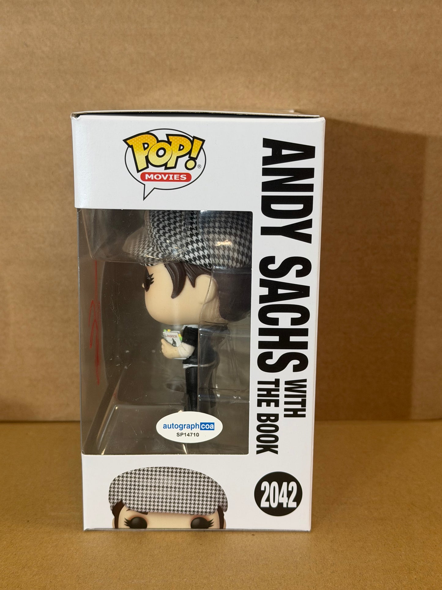 Funko Pop! Movies The Devil Wears Prada Andy Sachs Signed Anne Hathaway COA #2042