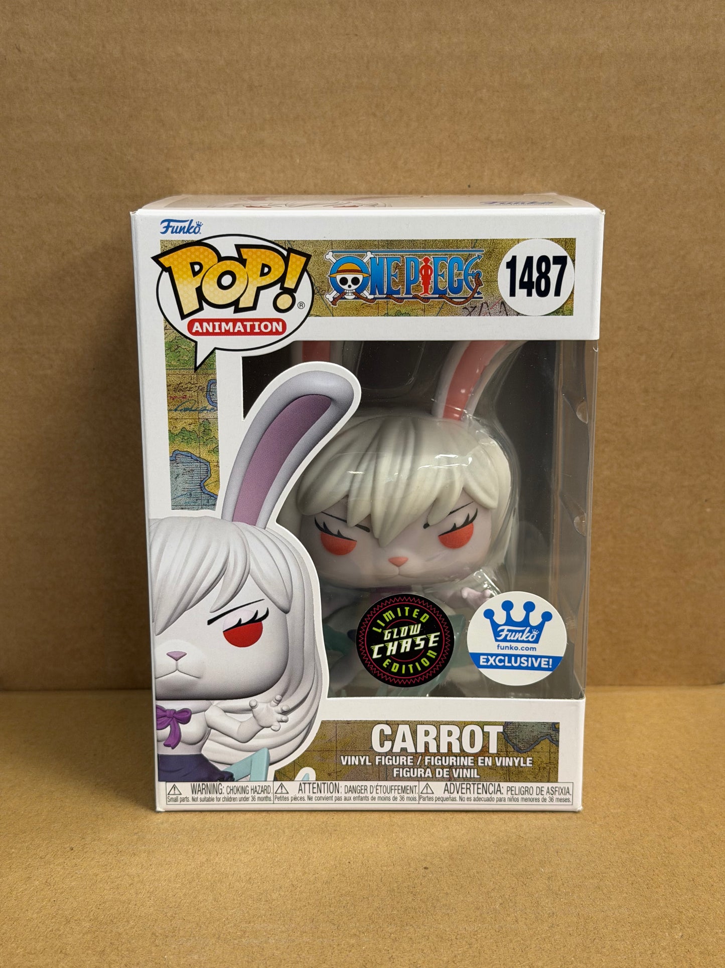 Funko Pop! Anime One Piece Carrot Glow Chase #1487 Exclusive