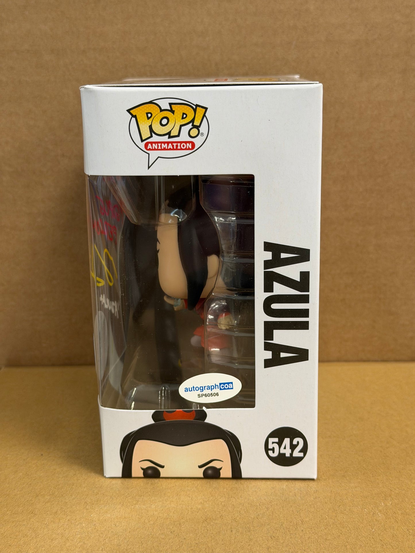 Funko Pop! Anime Avatar The Last Airbender Azula Signed Grey DeLisle COA #542