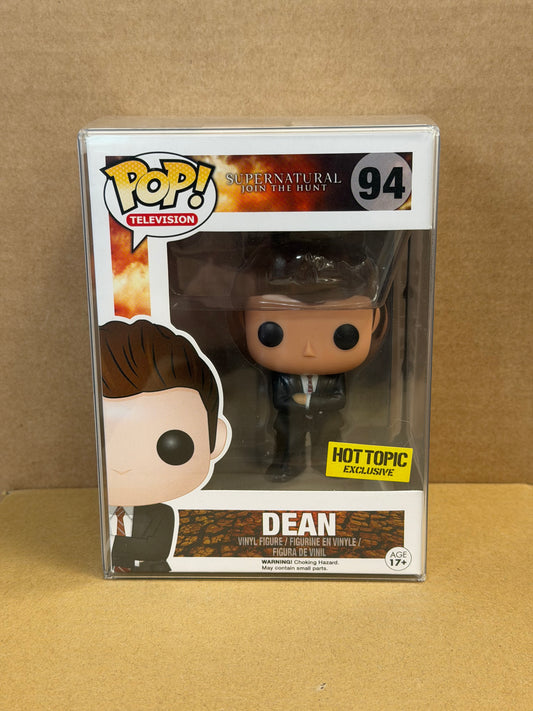 Funko Pop! Television Supernatural Dean #94 FBI Agent Hot Topic Exclusive