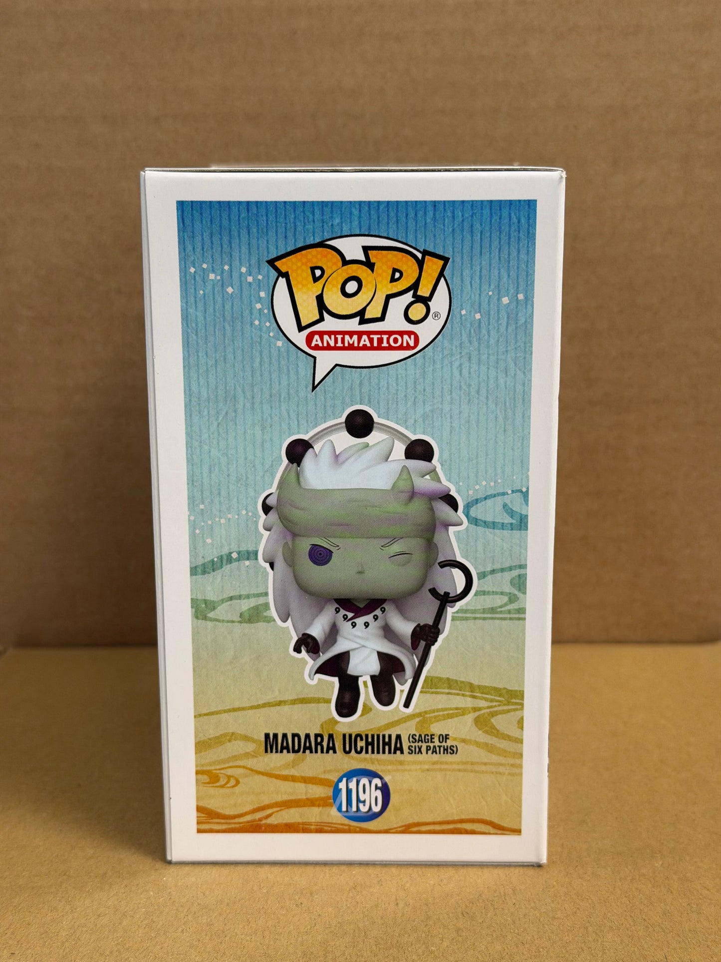 Funko Pop! Anime Naruto Shippuden Madura Uchiha Signed Neil Kaplan COA #1196