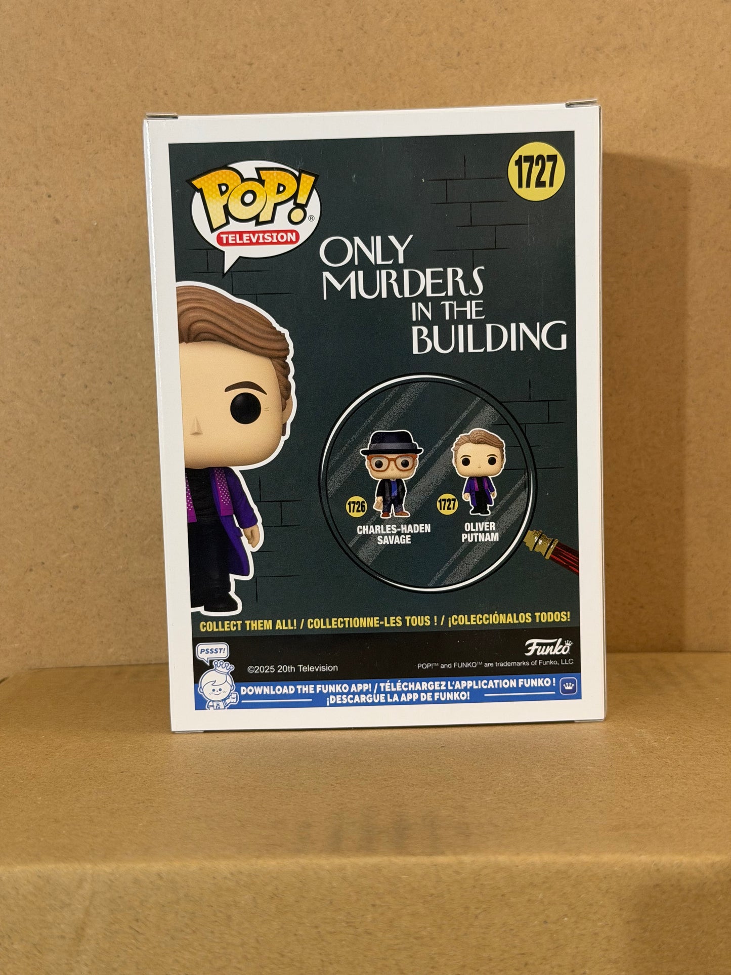Funko Pop! Television Only Murders In The Building Oliver Putnam Signed Martin Short COA #1727
