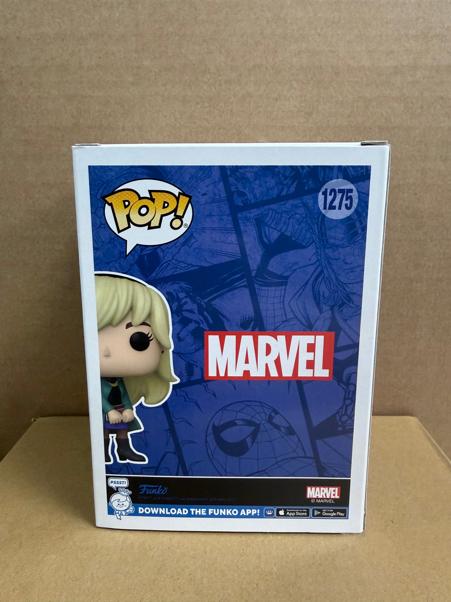 Funko Pop! Marvel Gwen Stacy Signed Bruce Dallas Howard #1275 COA