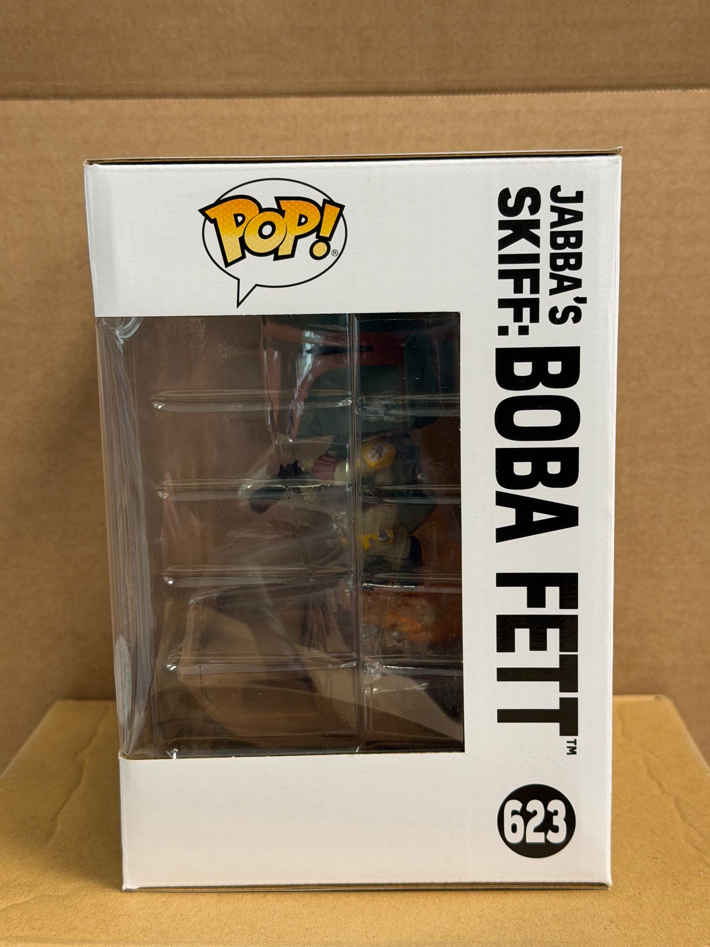 Funko Pop! Star Wars Jabba’s Skiff: Boba Fett #623 Special Edition + Free Protector