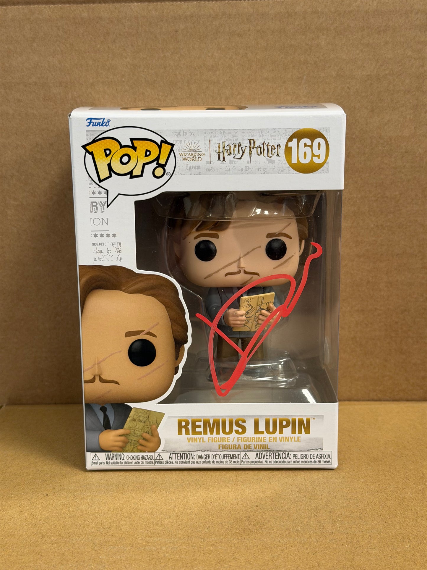 Funko Pop! Harry Potter Remus Lupin Signed David Thewlis COA #169