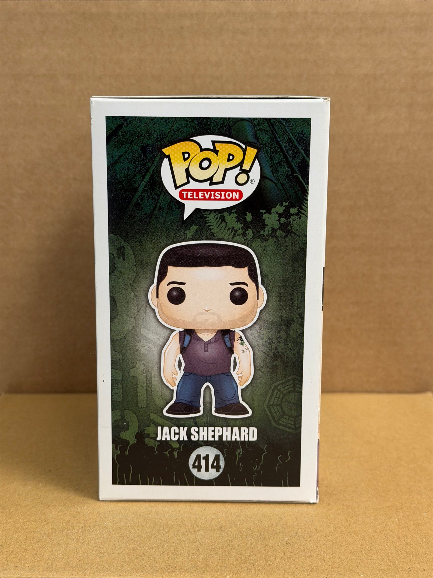 Funko Pop! Television Lost Jack Shepherd Signed Matthew Fox COA #414 MagStack Included