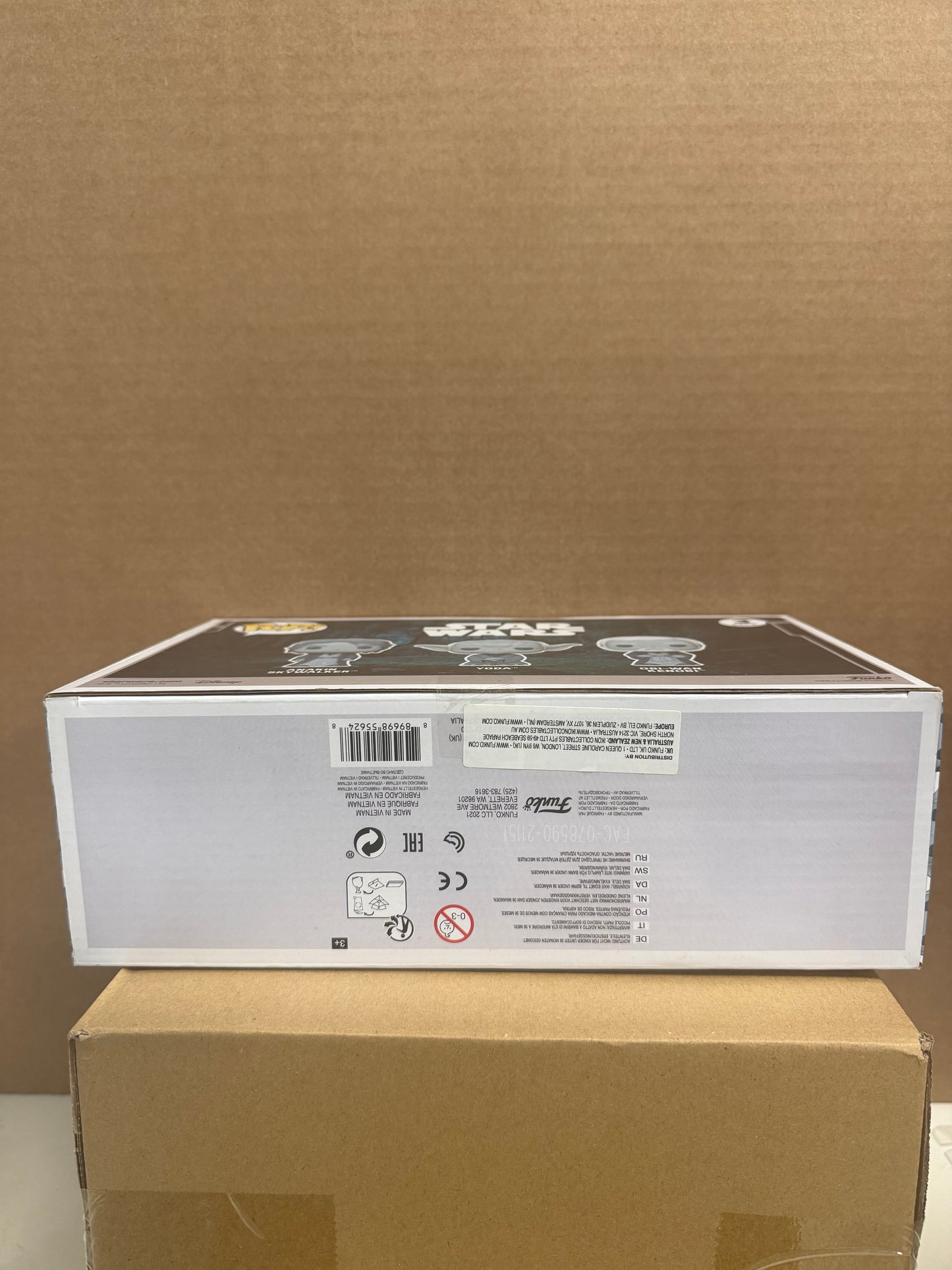 Funko Pop! Star Wars Anakin/Yoda/Obi-Wan 3 Pack Amazon Glow Free Protector