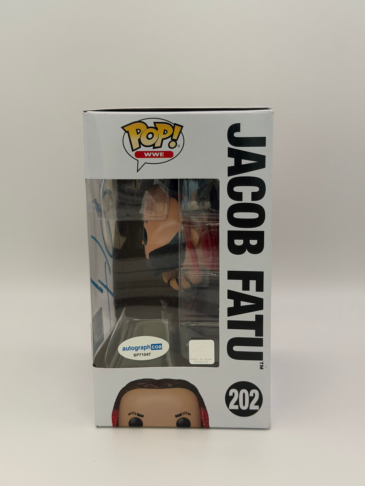 Funko Pop! WWE Jacob Fatu Signed The Samoan Werewolf COA #202