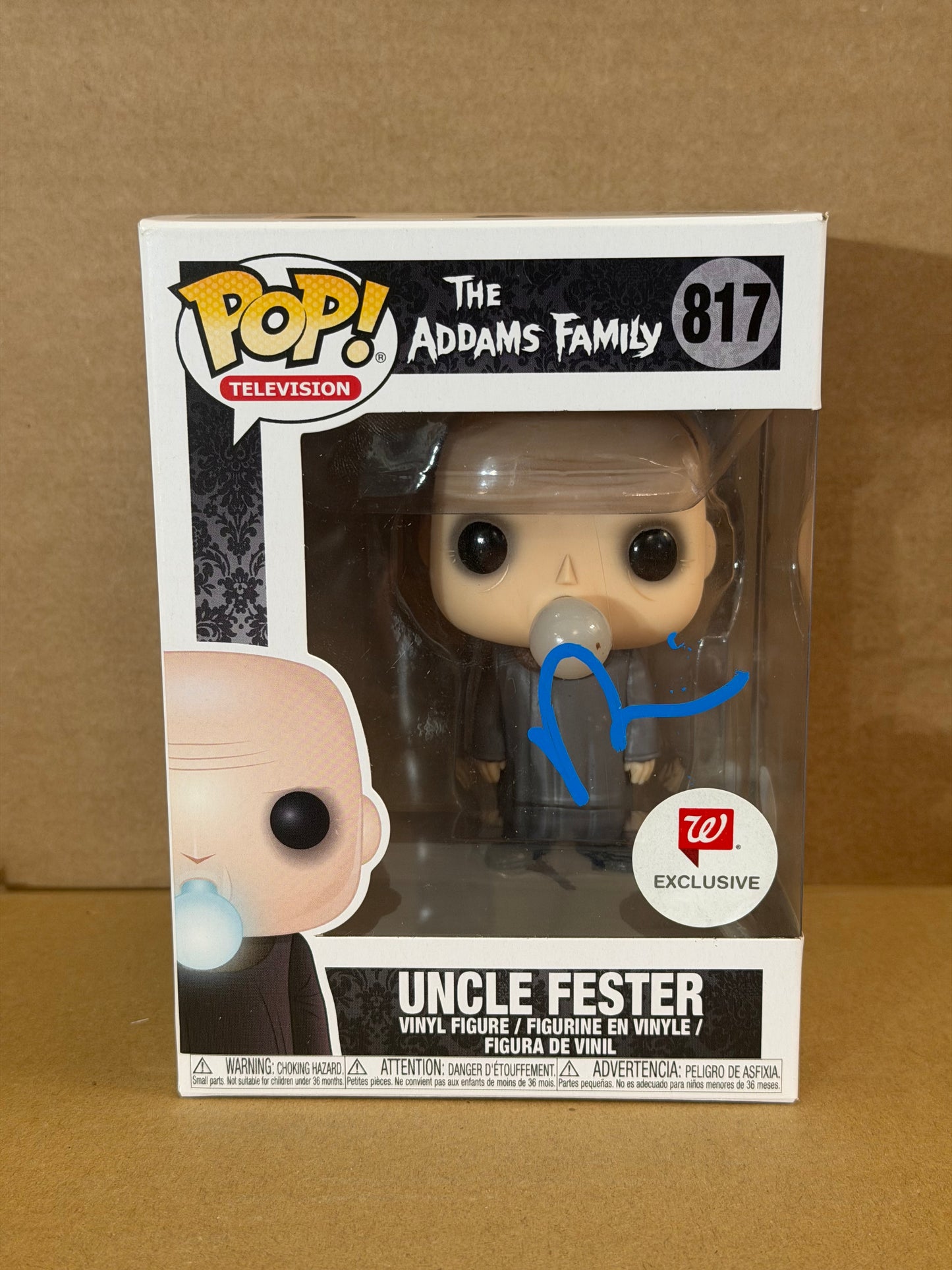 Funko Pop! Television The Addams Family Uncle Fester Signed Fred Armisen COA #817