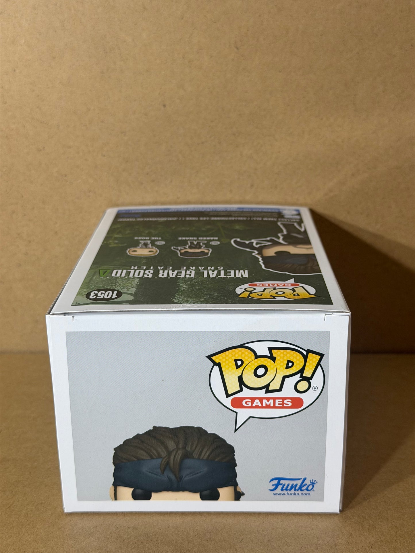 Funko Pop! Games Metal Gear Solid Naked Snake Signed David Hayter COA #1053