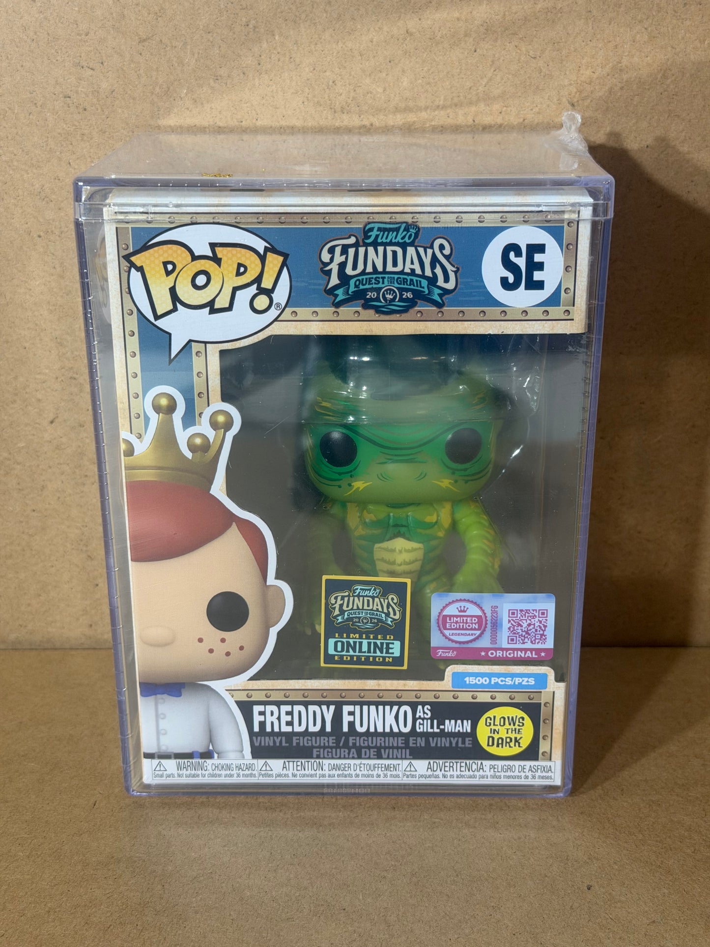 Funko Pop! Movies Universal Monsters Freddy Funko As Gill-Man 1500pcs Glow 2026 Fundays
