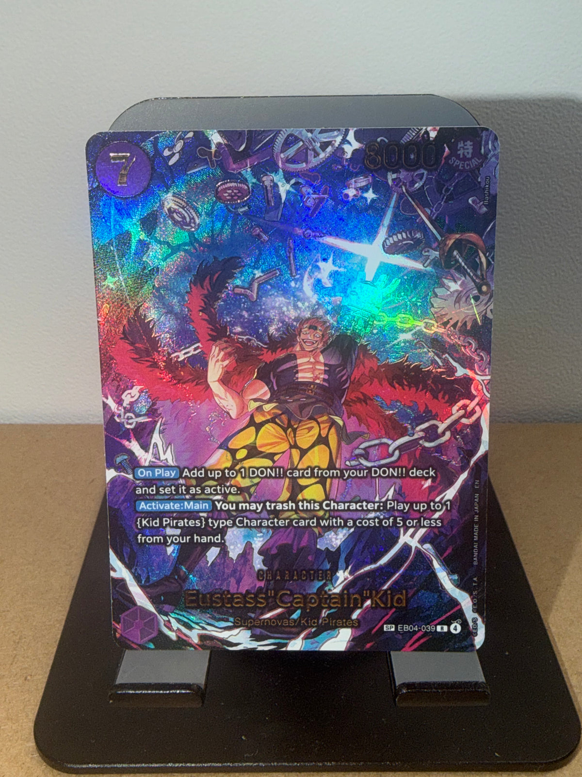 Eustass “Captain Kid” SP EB04-039 OP14 The Azure Sea’s Seven One Piece ENG