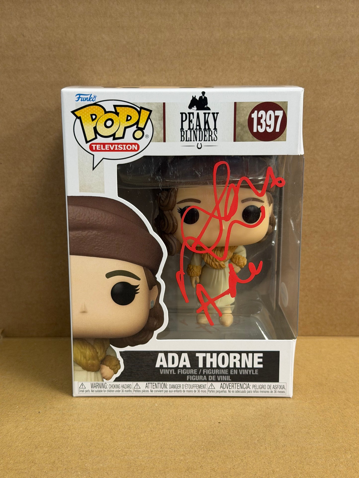 Funko Pop! Television Peaky Blinders Ada Thorne Signed Sophie Rundle COA #1397