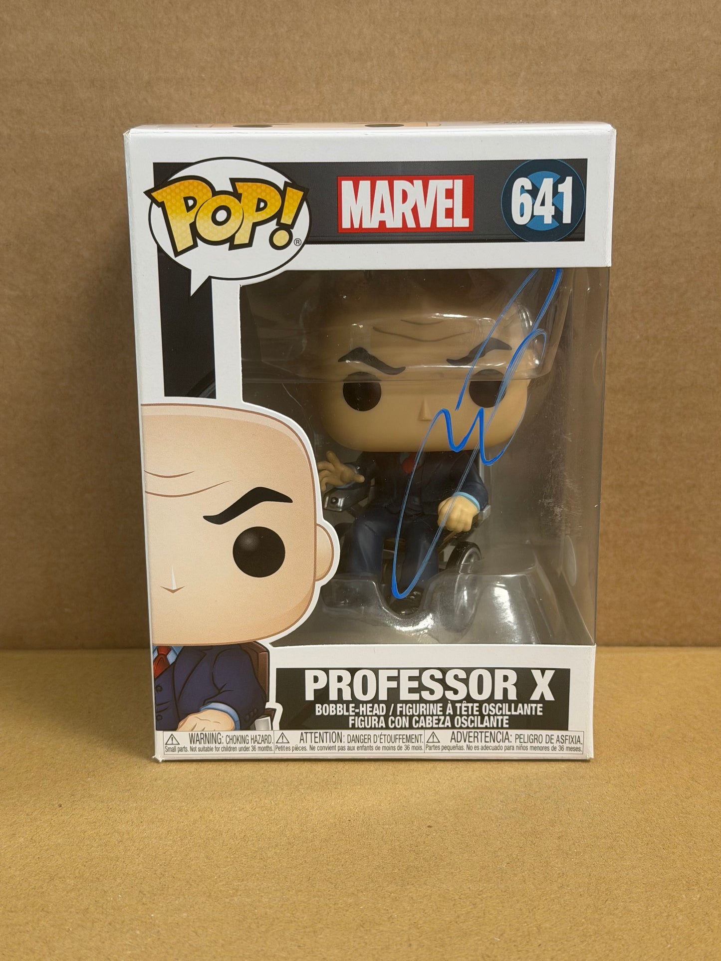 Funko Pop! Marvel Professor X Signed James Mcavoy COA #641