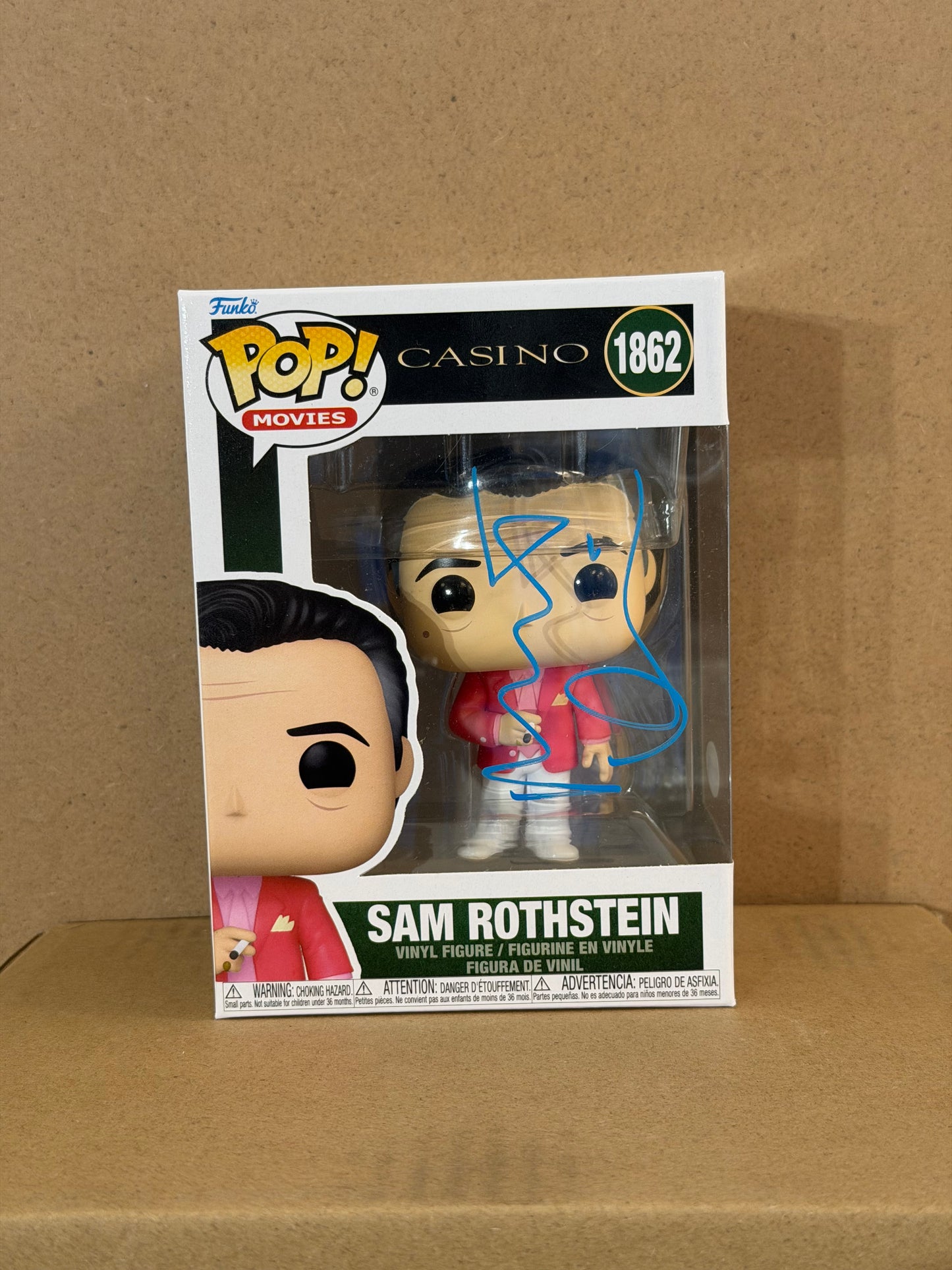 Funko Pop! Movies Casino Sam Rothstein Signed Robert DeNiro COA #1862