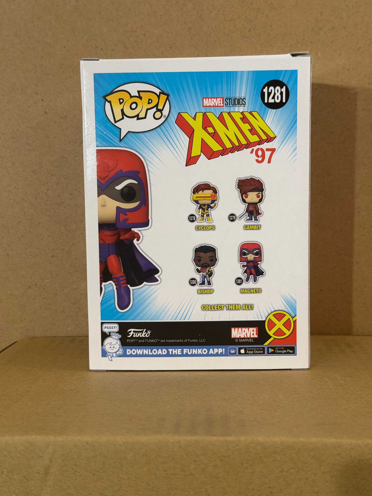 Funko Pop! Marvel X-Men Magneto Signed Michael Fassbender COA #1281