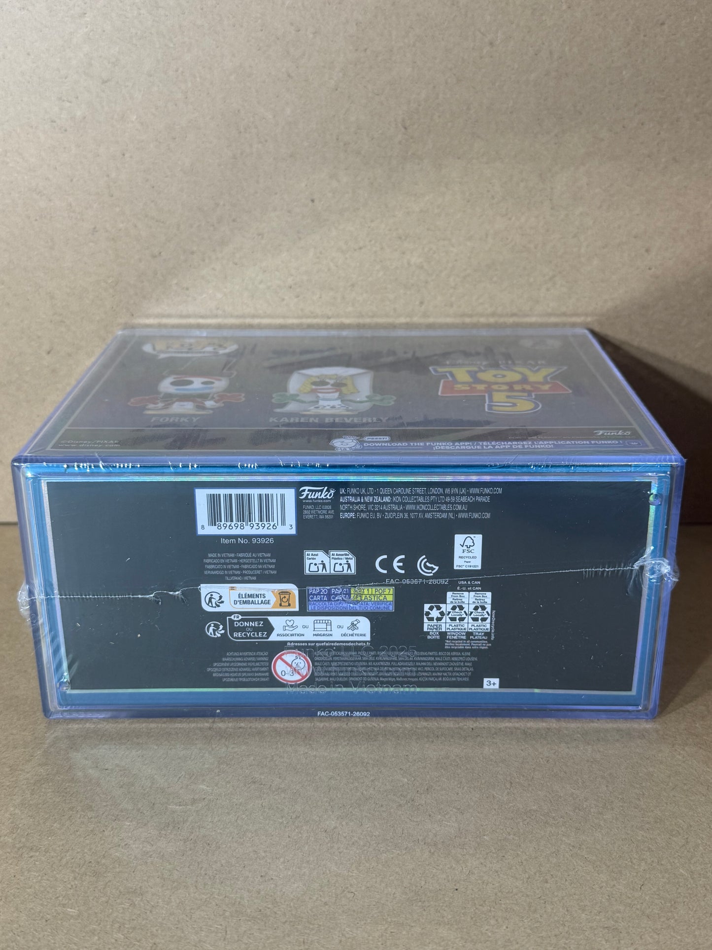 Funko Pop! Disney Toy Story 5 Forky & Karen Beverly 2 Pack 2026 SDCC 3500pcs LE