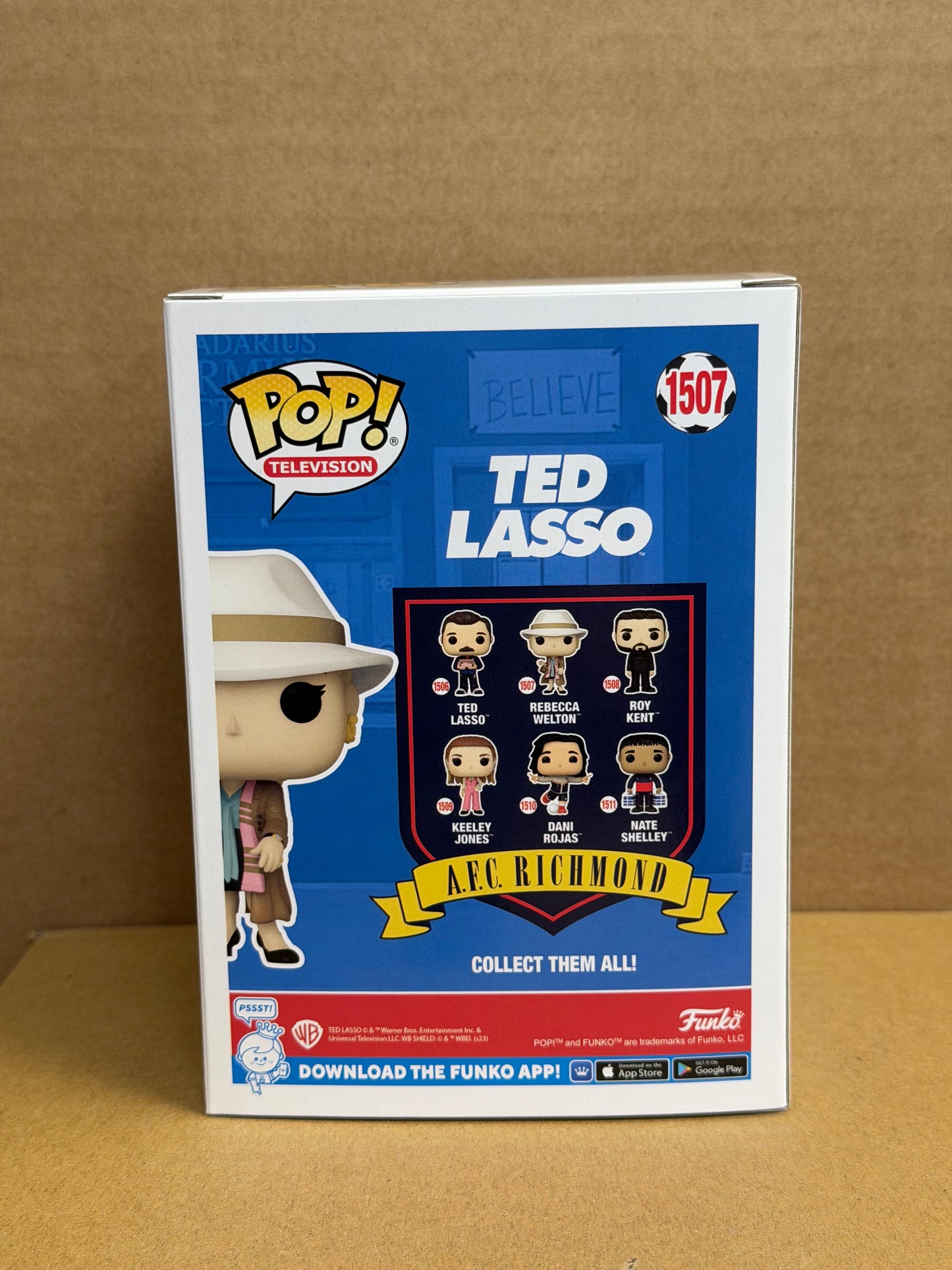 Funko Pop! Television Ted Lasso Rebecca Welton Signed Hannah Waddingham COA #1507 WS