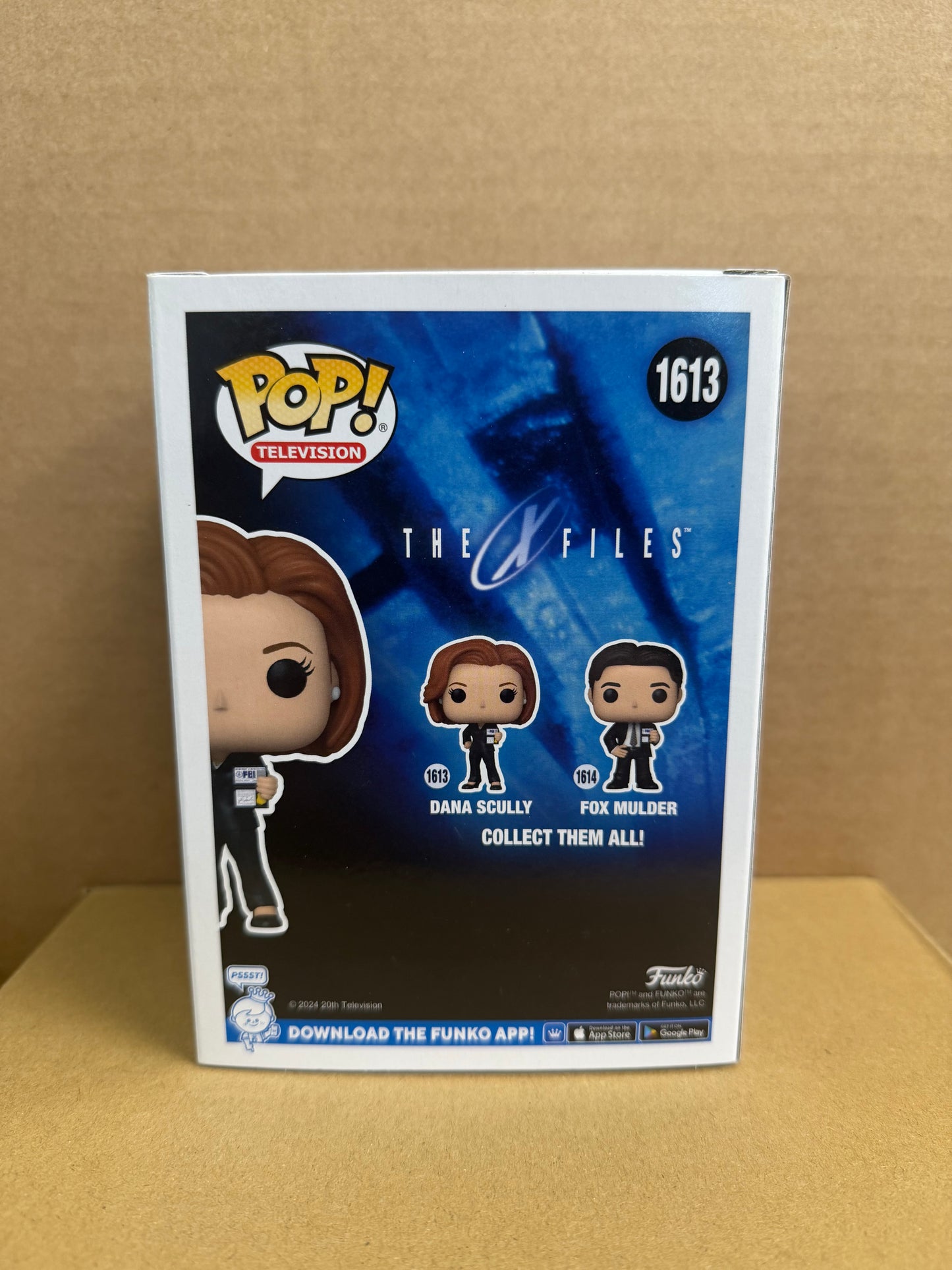 Funko Pop! Television The X Files Dana Scully Signed Gillian Anderson COA #185