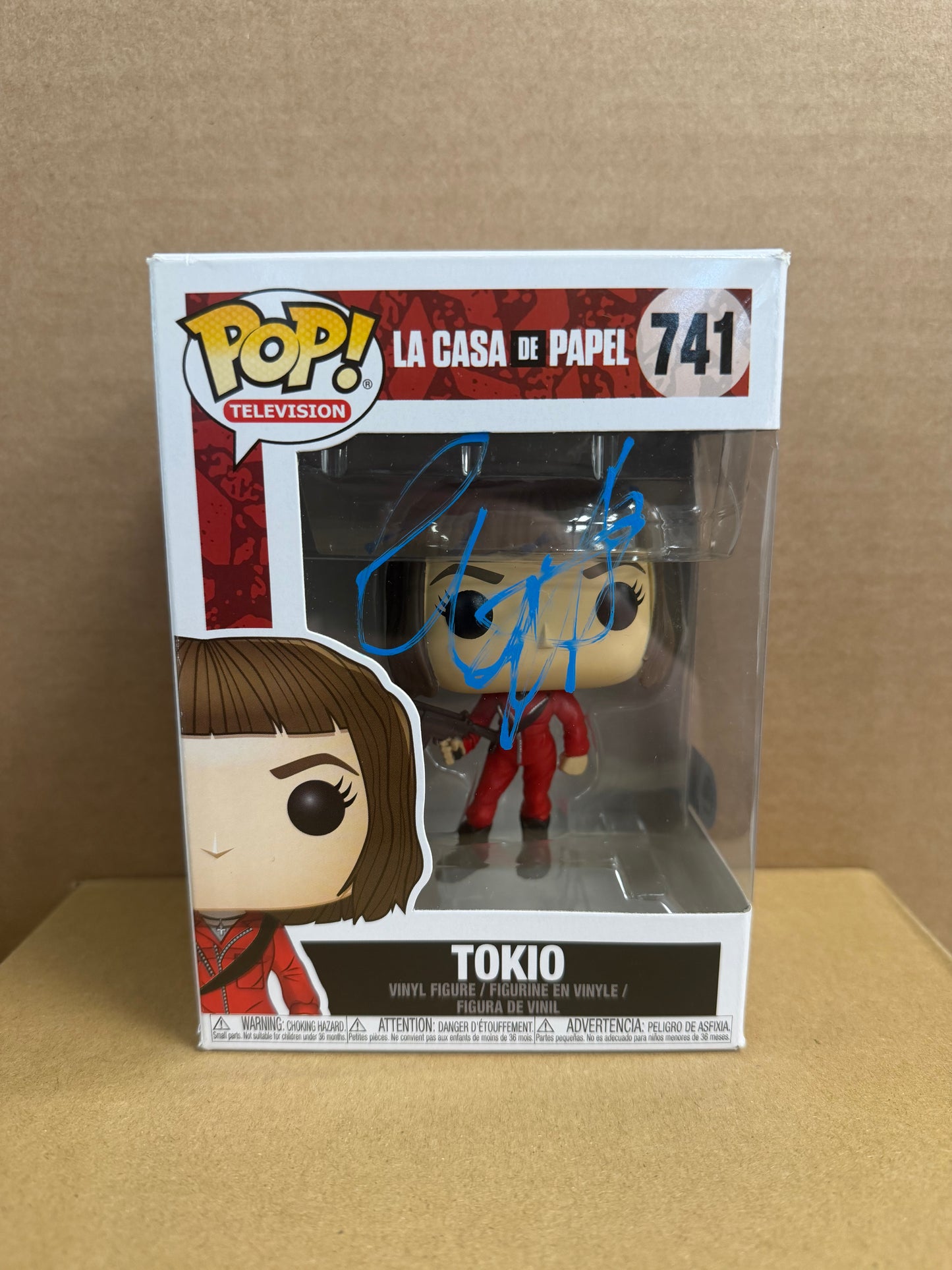 Funko Pop! Television La Casa De Papel Money Heist Signed Ursula Corbero COA #741 WS
