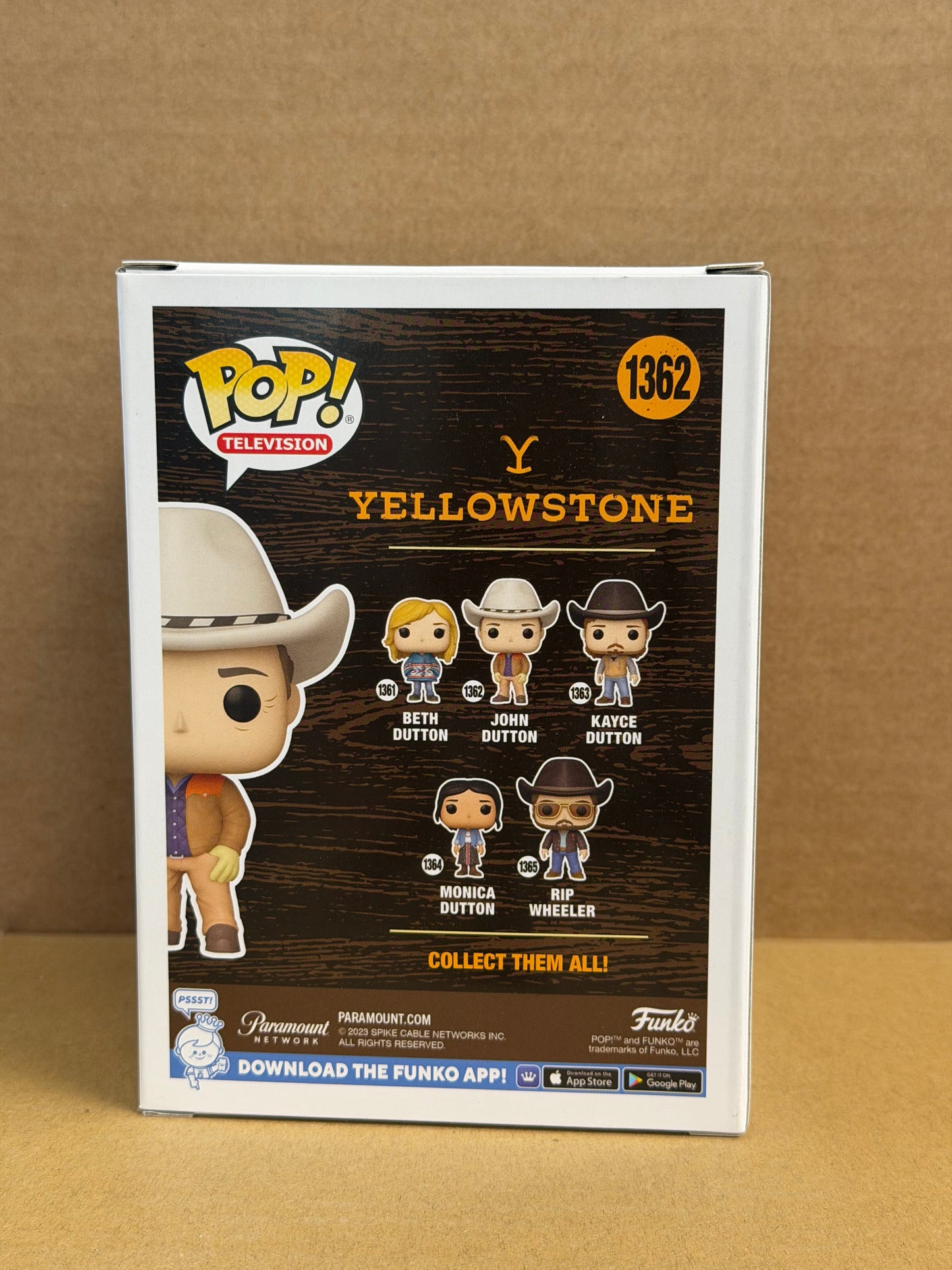 Funko Pop! Television Yellowstone John Dutton #1362 Free Protector