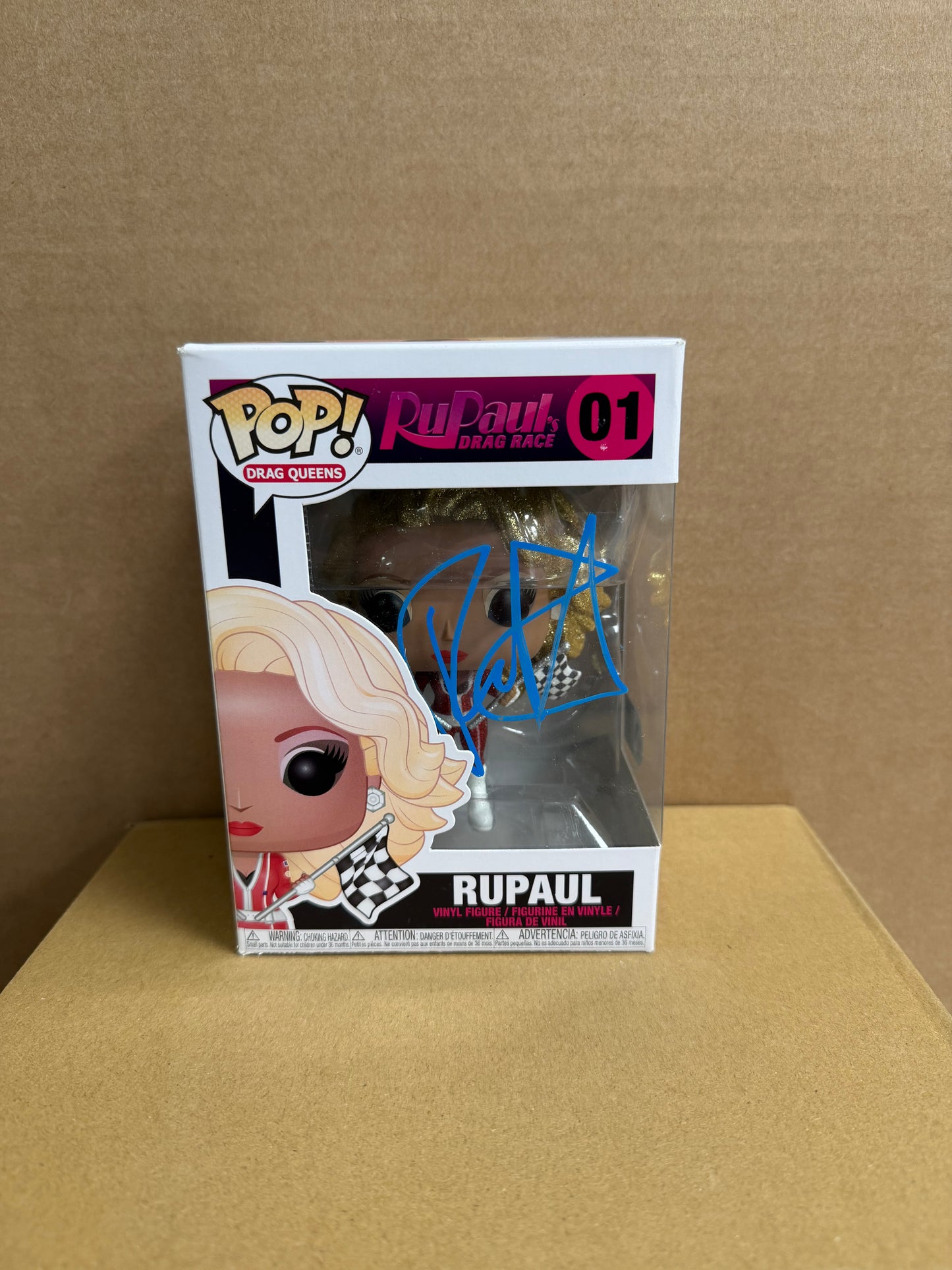 Funko Pop! Drag Queens Ru Paul COA #01 WS Other