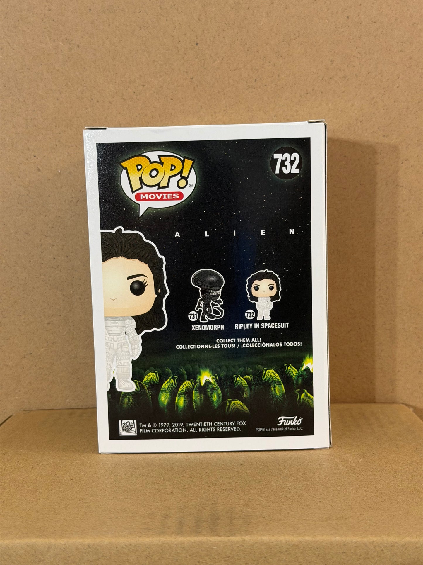 Funko Pop! Movies Alien Ripley In Spacesuit Signed Sigourney Weaver COA #732