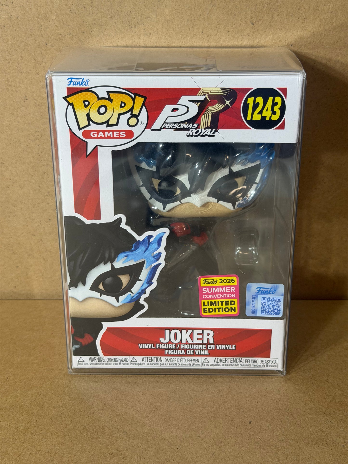 Funko Pop! Games Persona 5 Joker #1243 2026 SDCC Exclusive