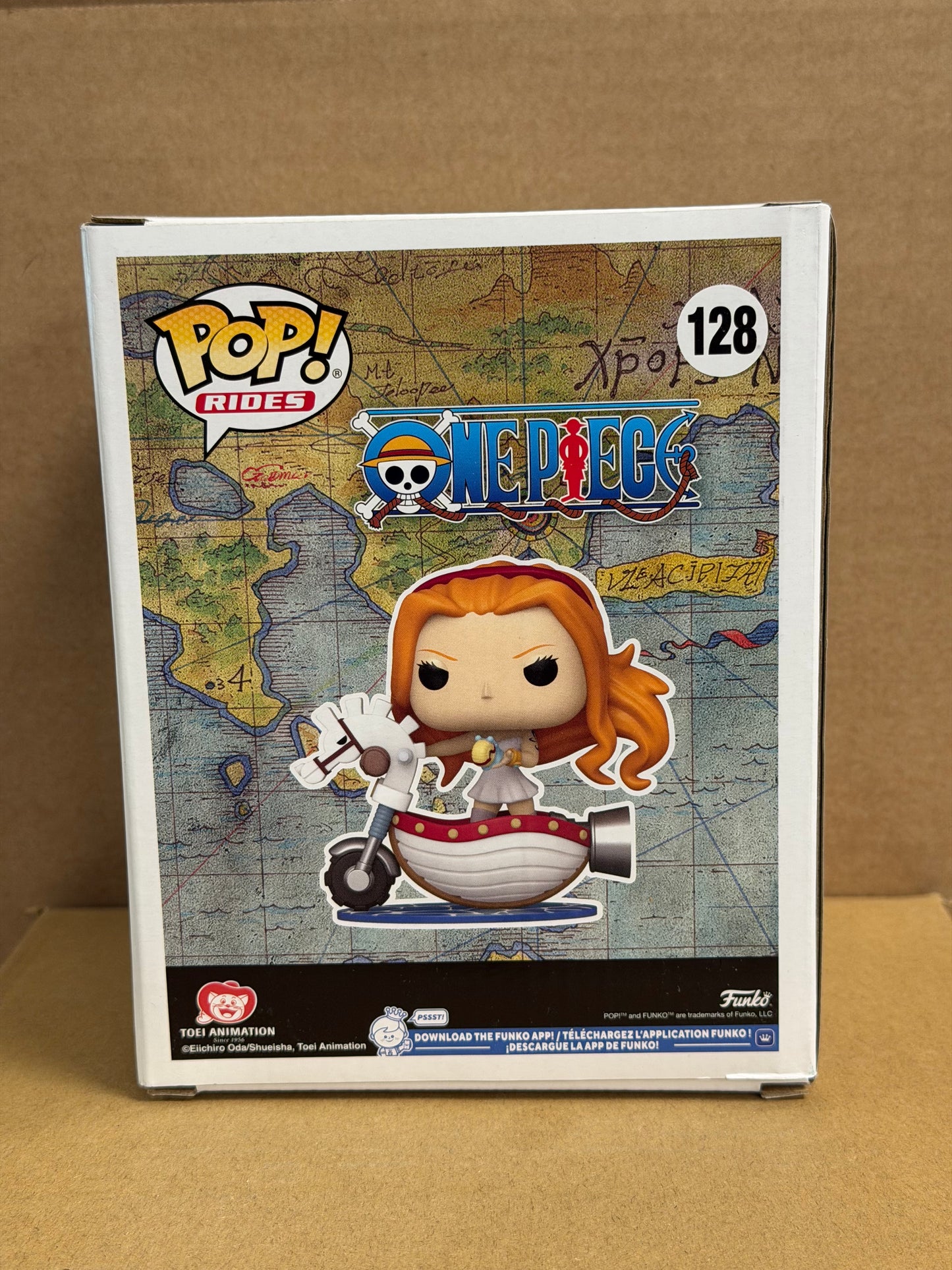 Funko Pop! Rides Anime One Piece Nami W/ White Hobby Horse #128 2025 Convention