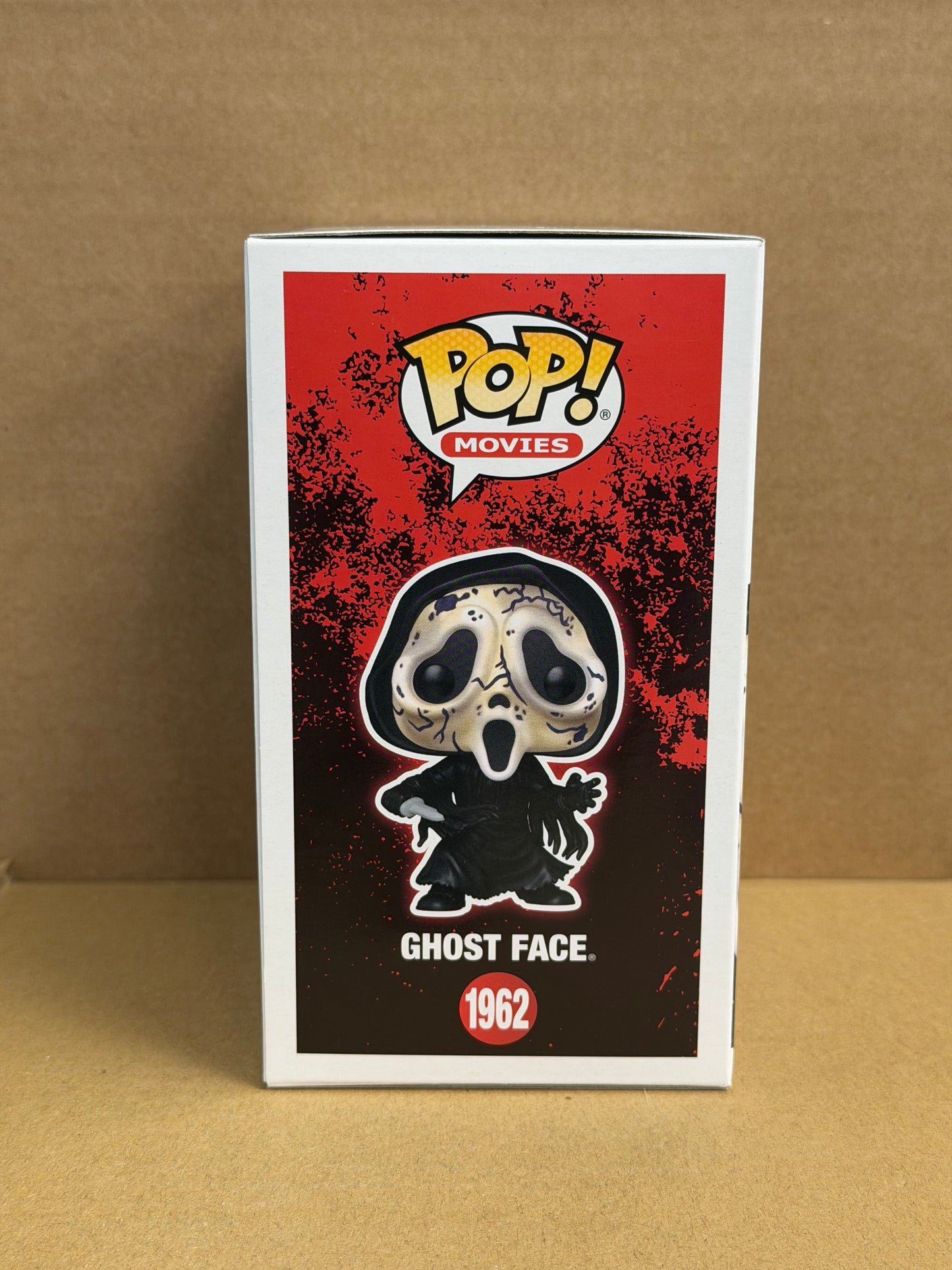 Funko Pop! Movies Ghost Face Signed Neve Campbell ‘Sidney Prescott’ COA #1962