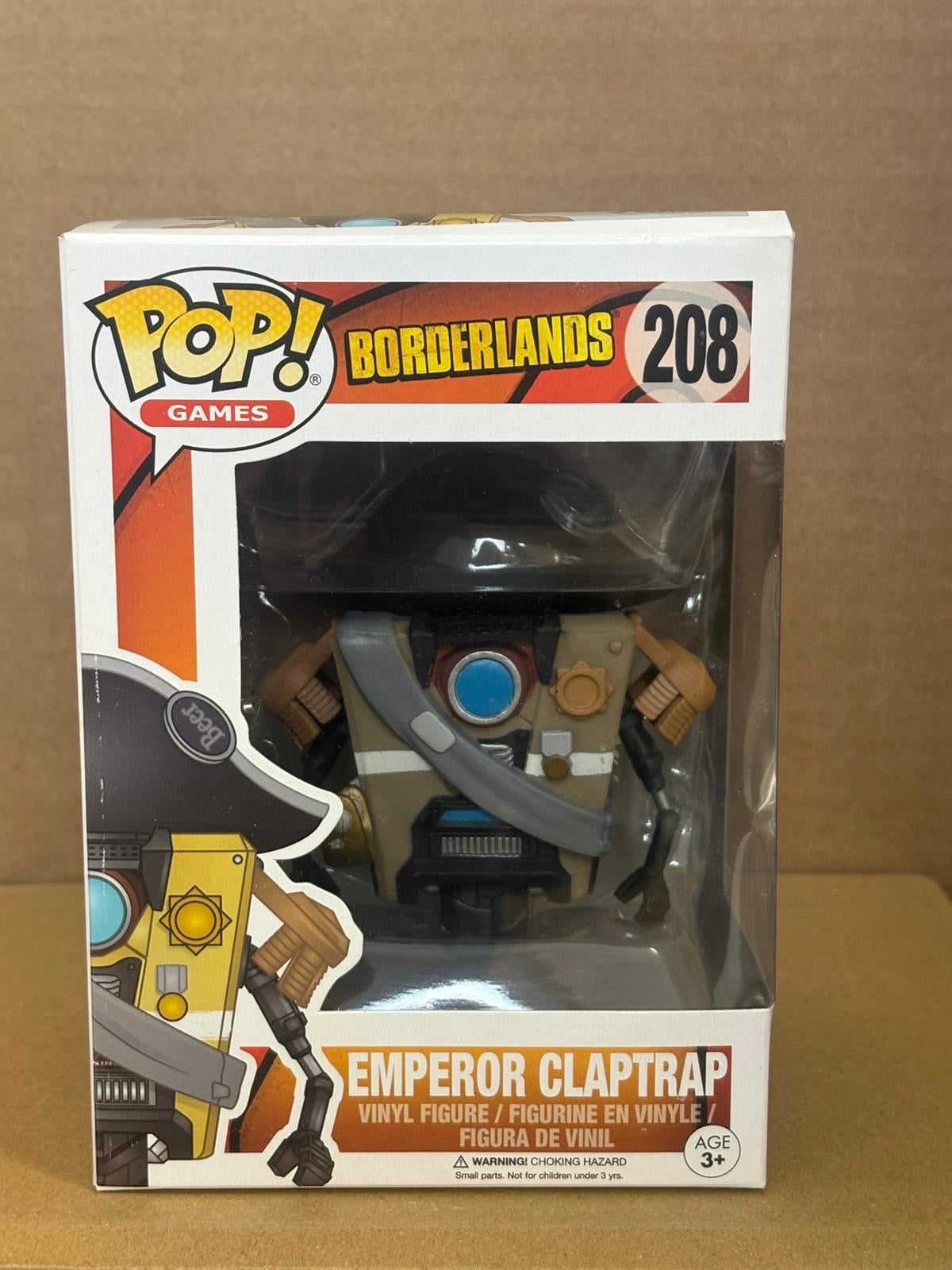 Funko Pop! Games Borderlands Emperor Claptrap #208