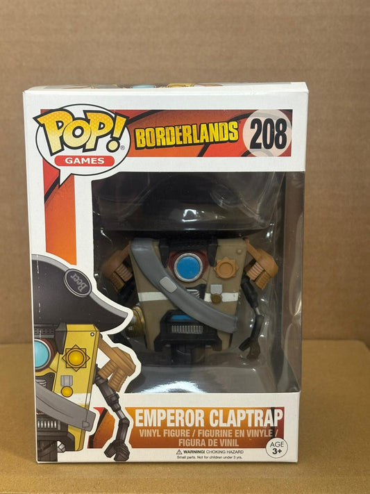 Funko Pop! Games Borderlands Emperor Claptrap #208